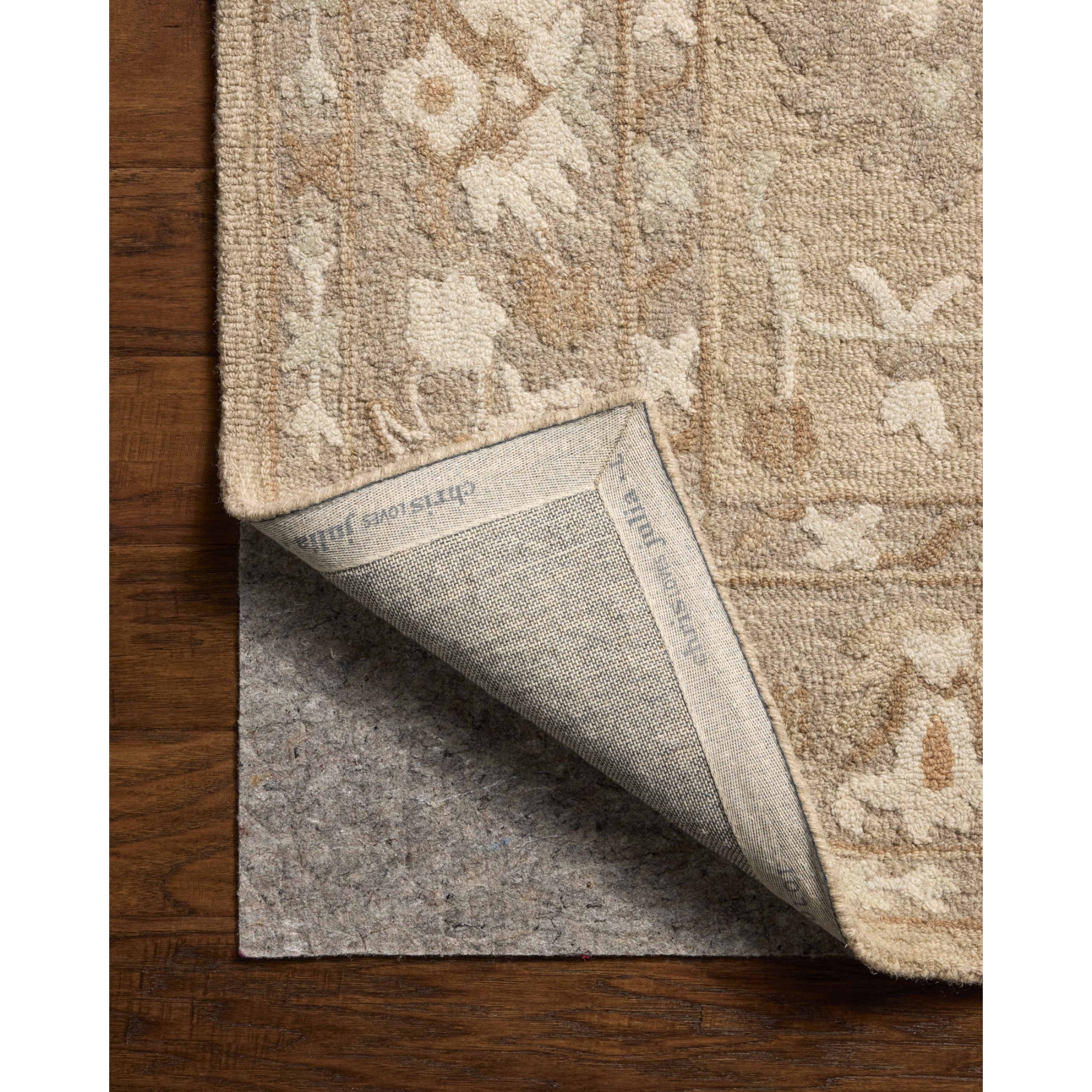 Chris Loves Julia x Loloi Dorothea Khaki/Dove Rug