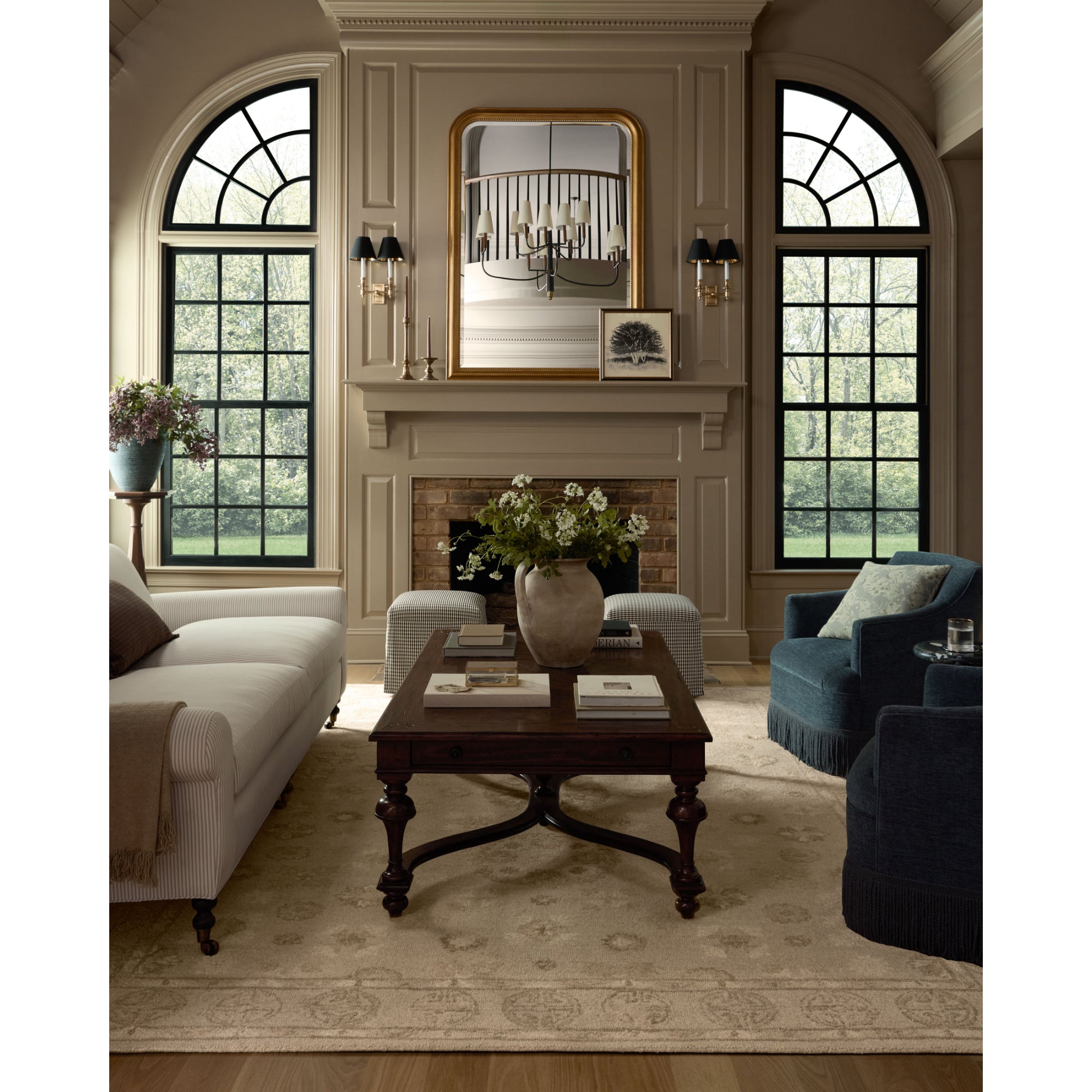 Chris Loves Julia x Loloi Dorothea Dove/Natural Rug