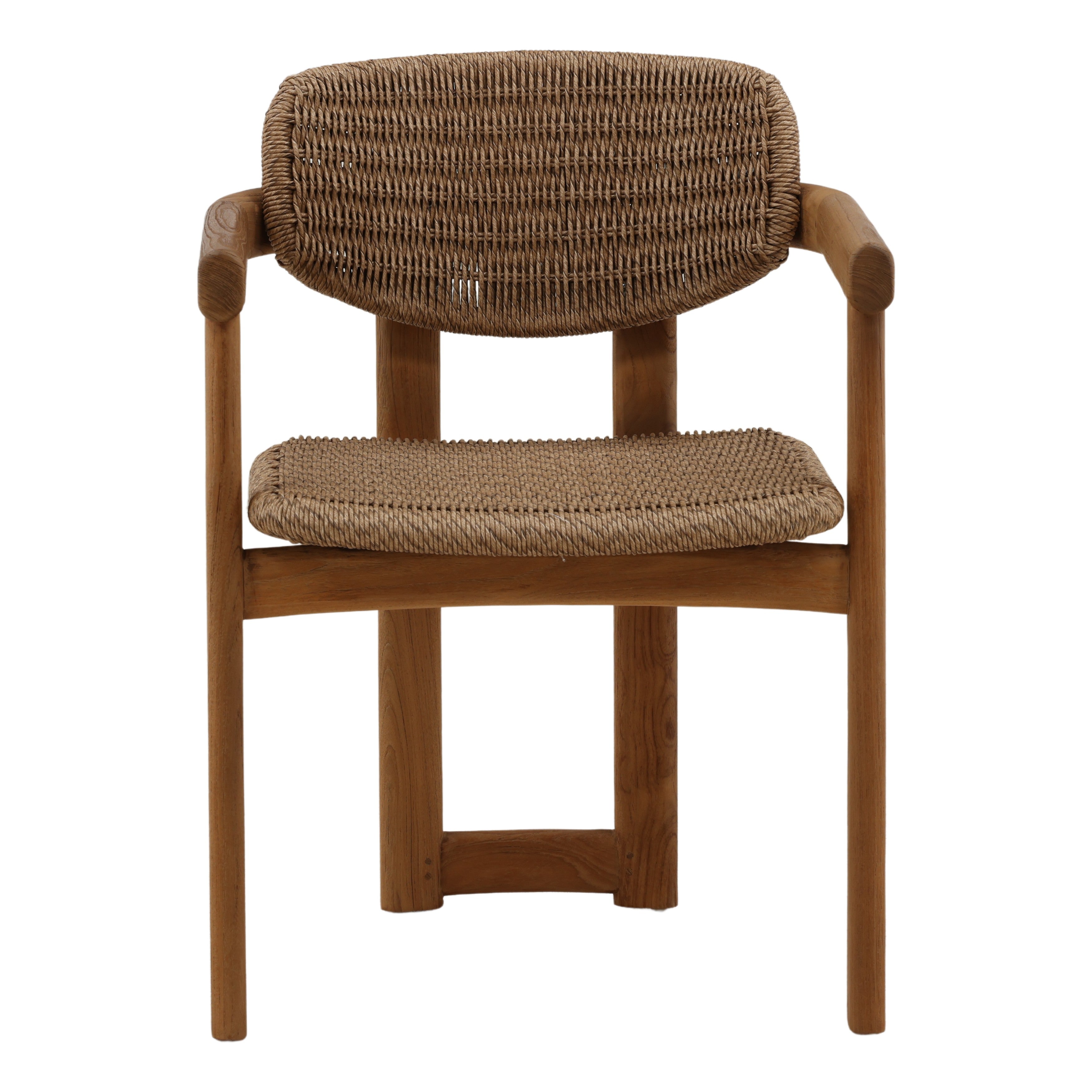 Alev Outdoor Dining Chair - Light Brown