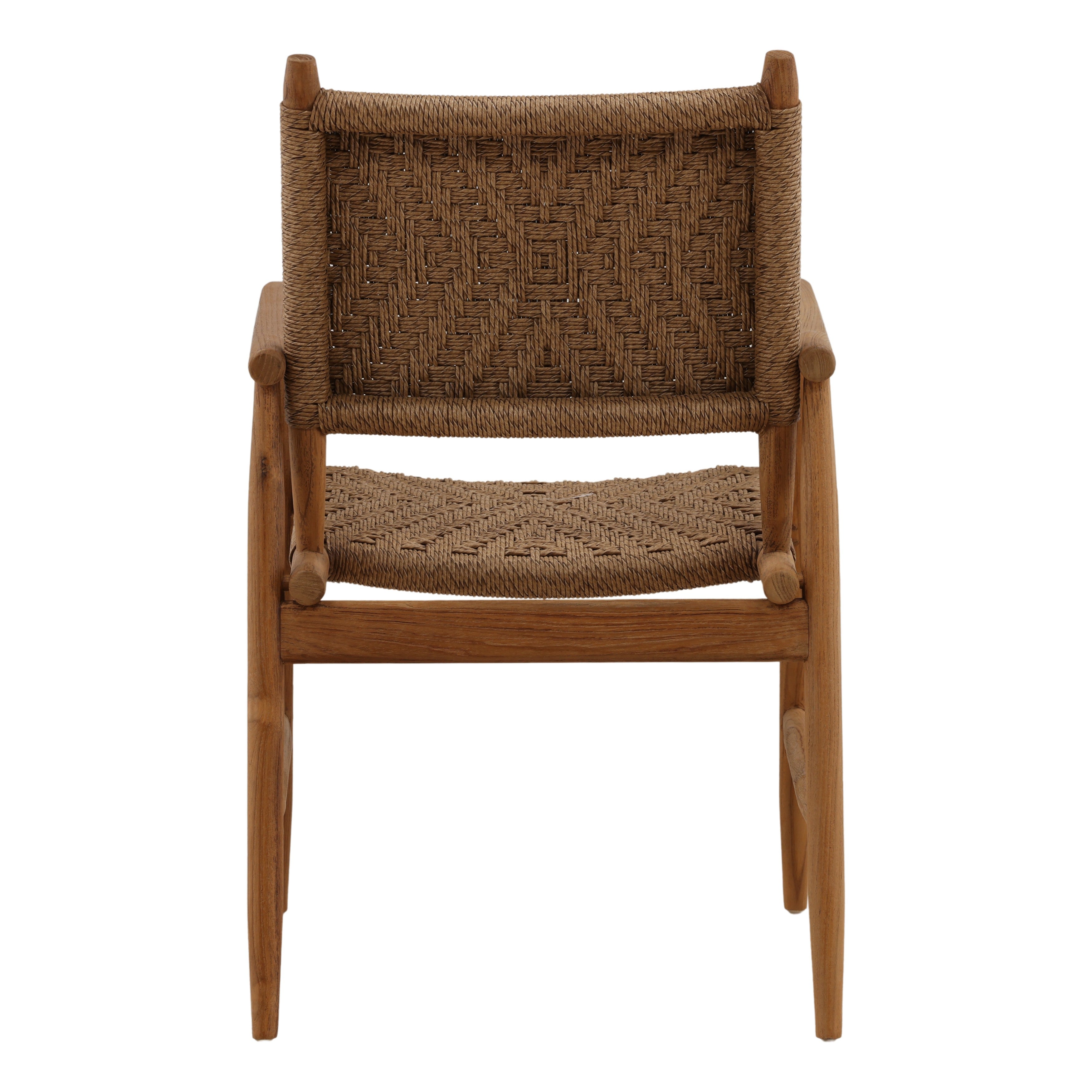 Araujo Outdoor Dining Chair Light Brown - Set of 2