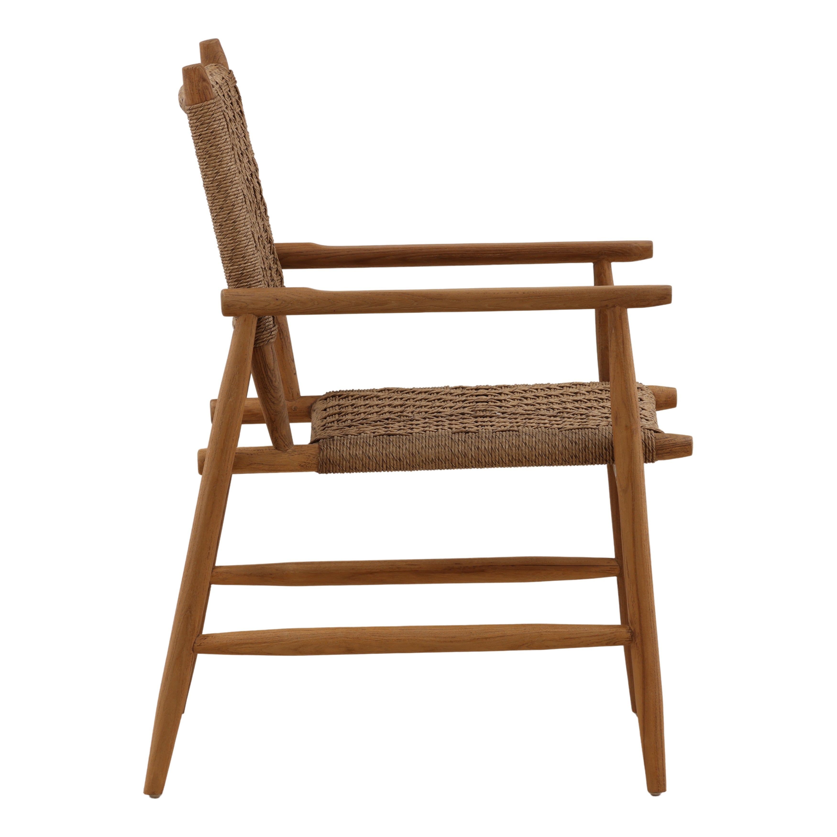 Araujo Outdoor Dining Chair Light Brown - Set of 2
