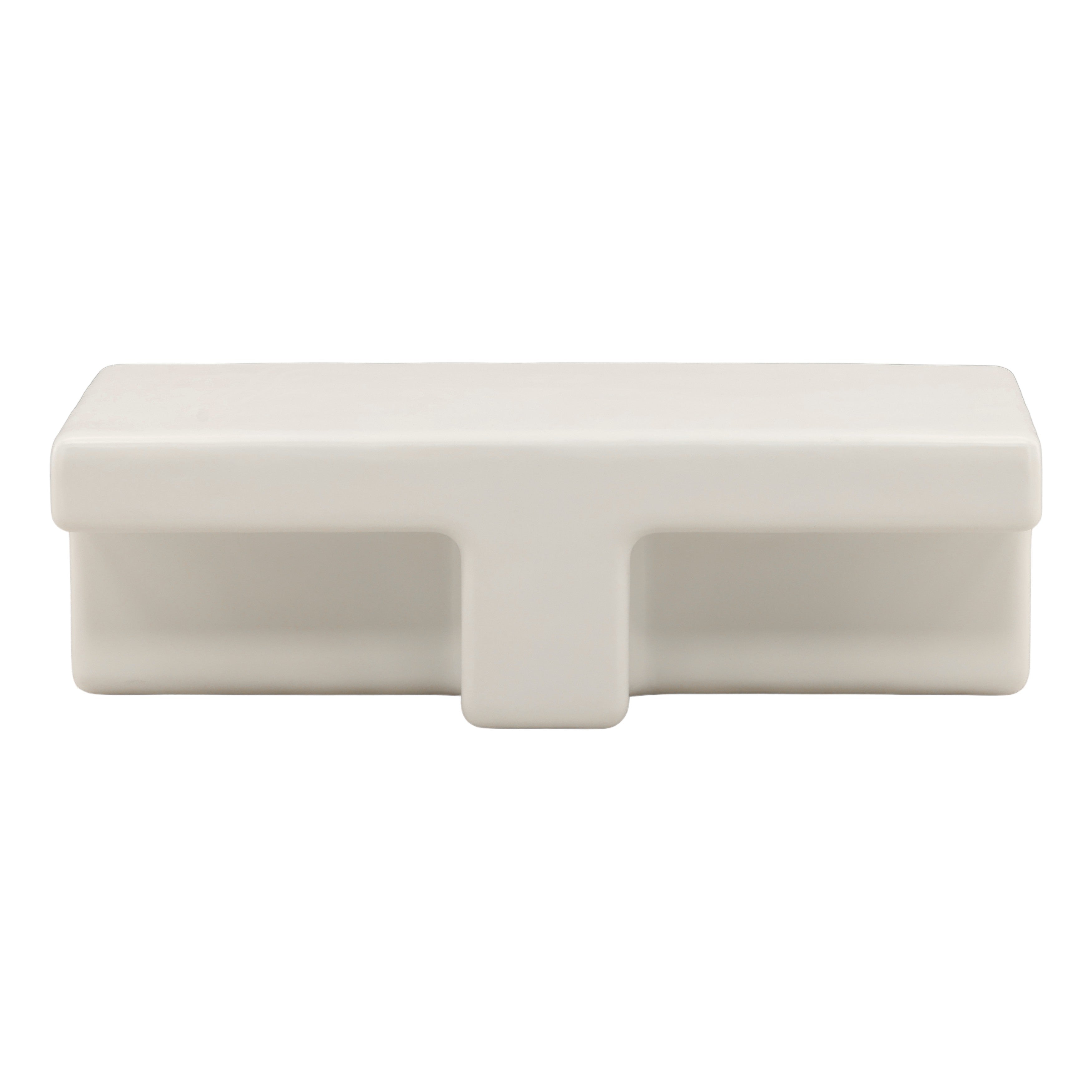 Theophile Outdoor Coffee Table - White