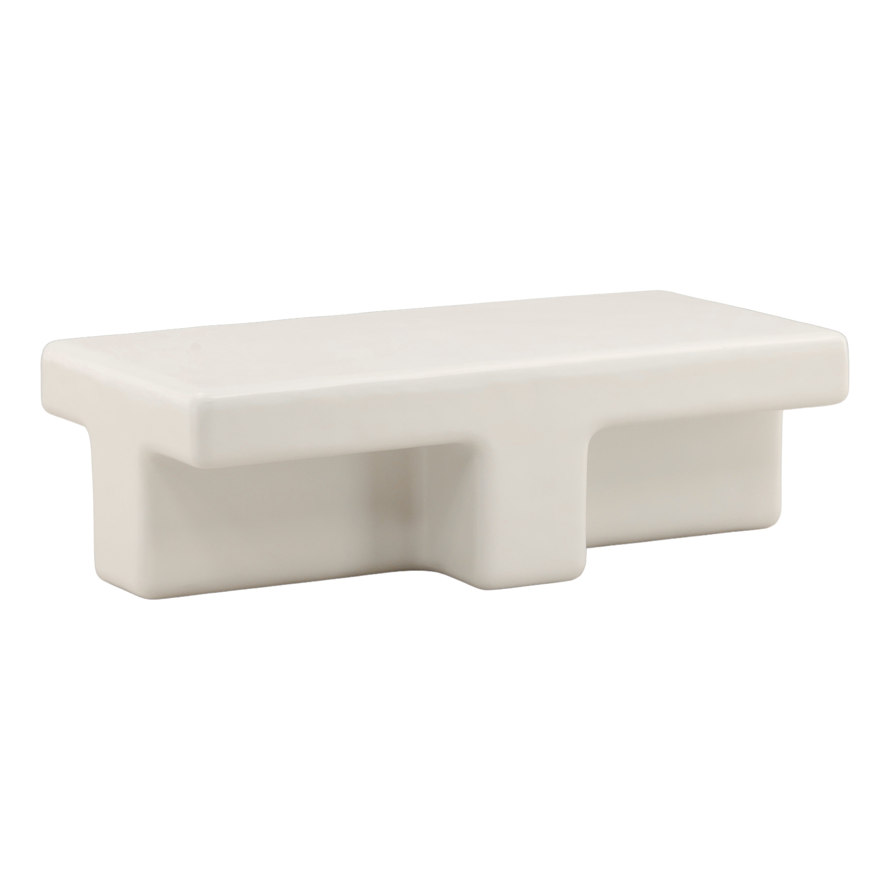 Theophile Outdoor Coffee Table - White