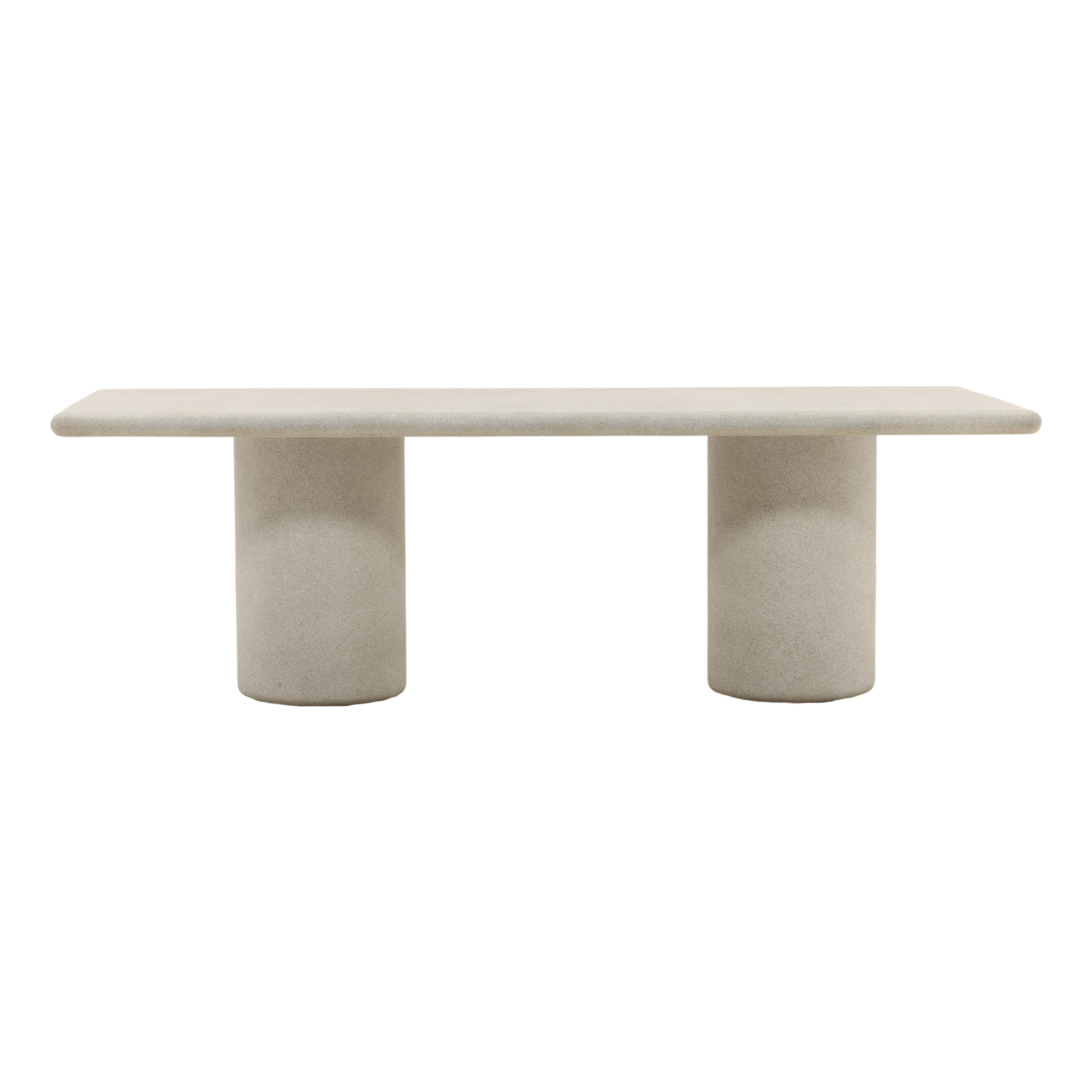 Karimo Outdoor Dining Table - Light Grey
