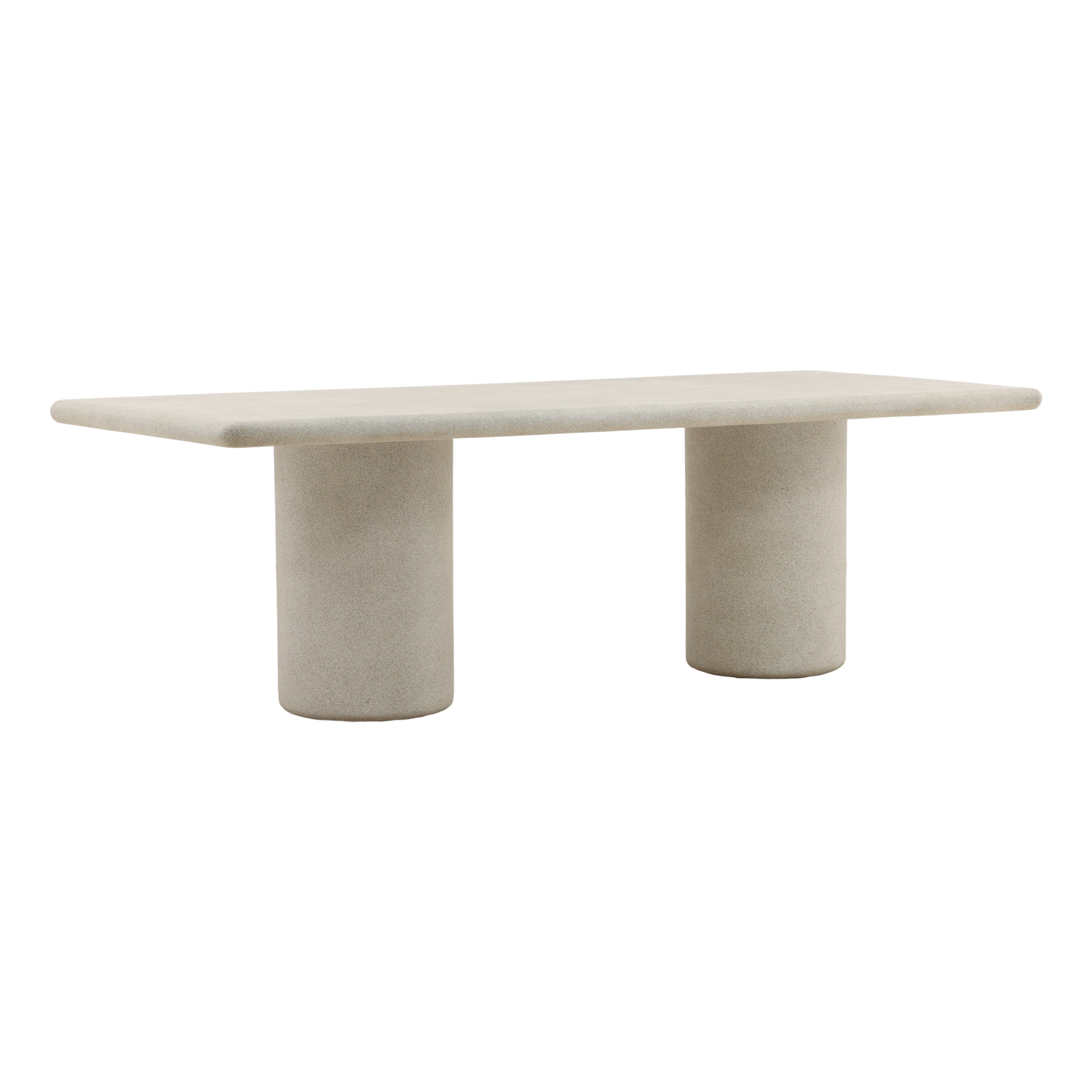Karimo Outdoor Dining Table - Light Grey