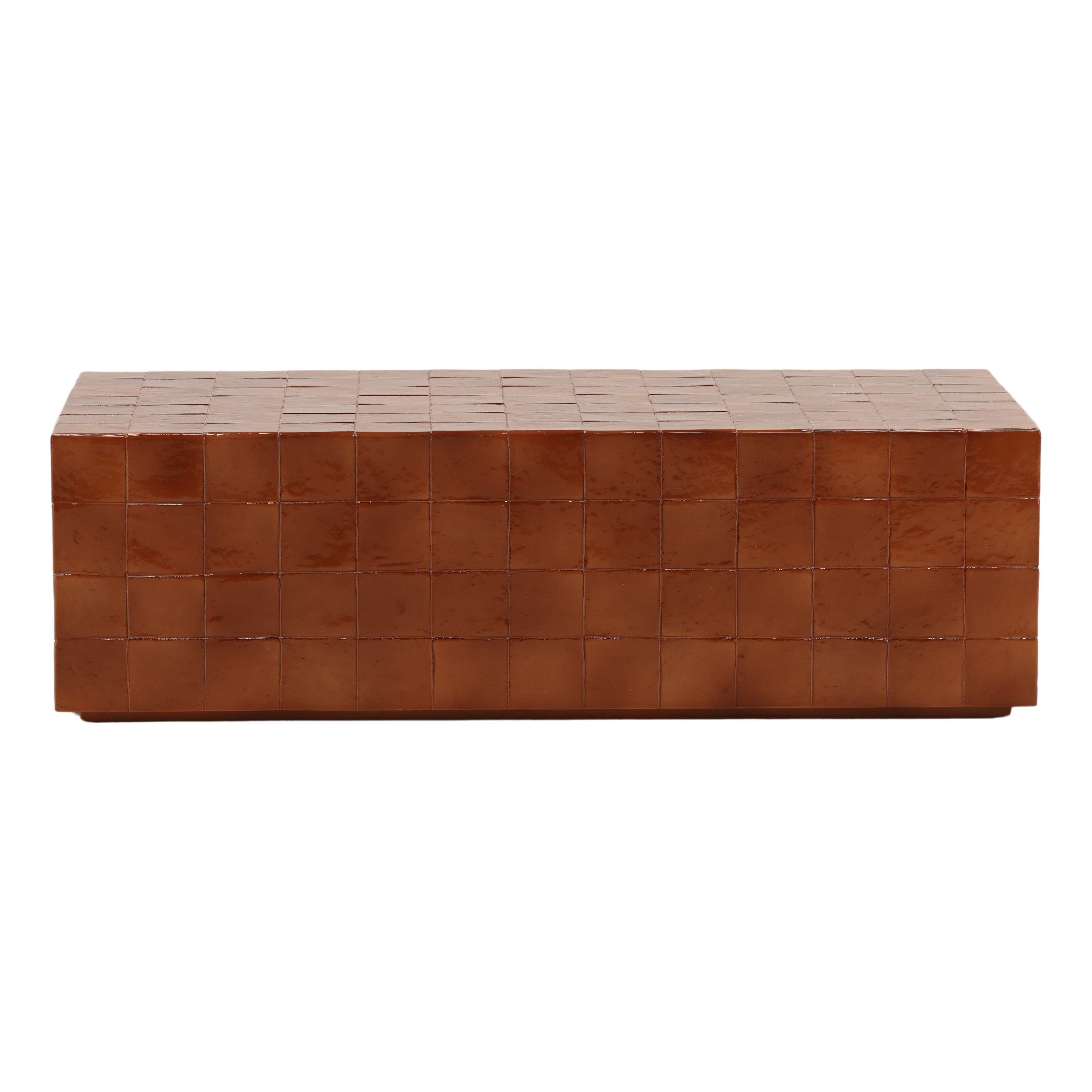 Dinsley Outdoor Coffee Table Rust