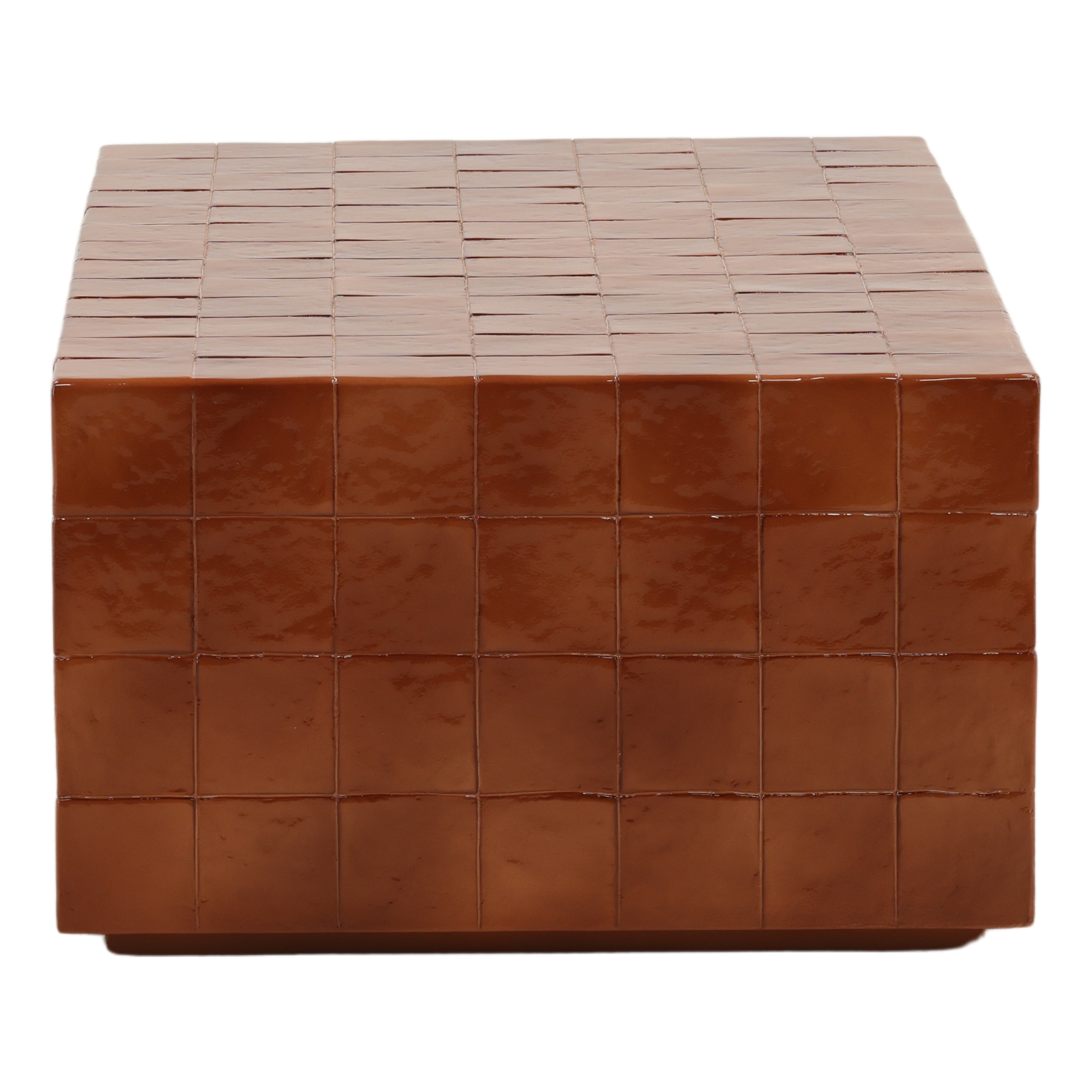 Dinsley Outdoor Coffee Table Rust