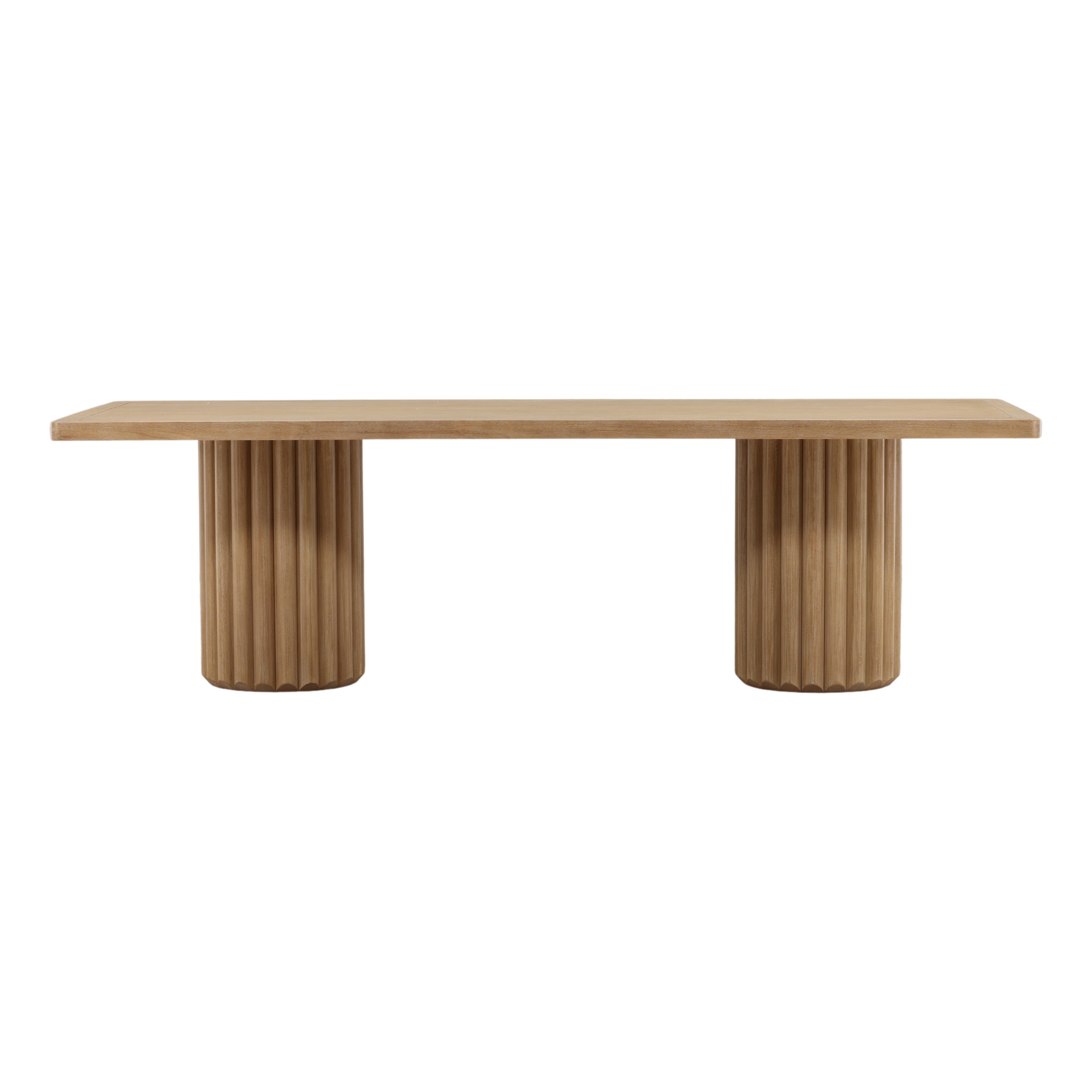 Honneley Dining Table Light Warm Wash
