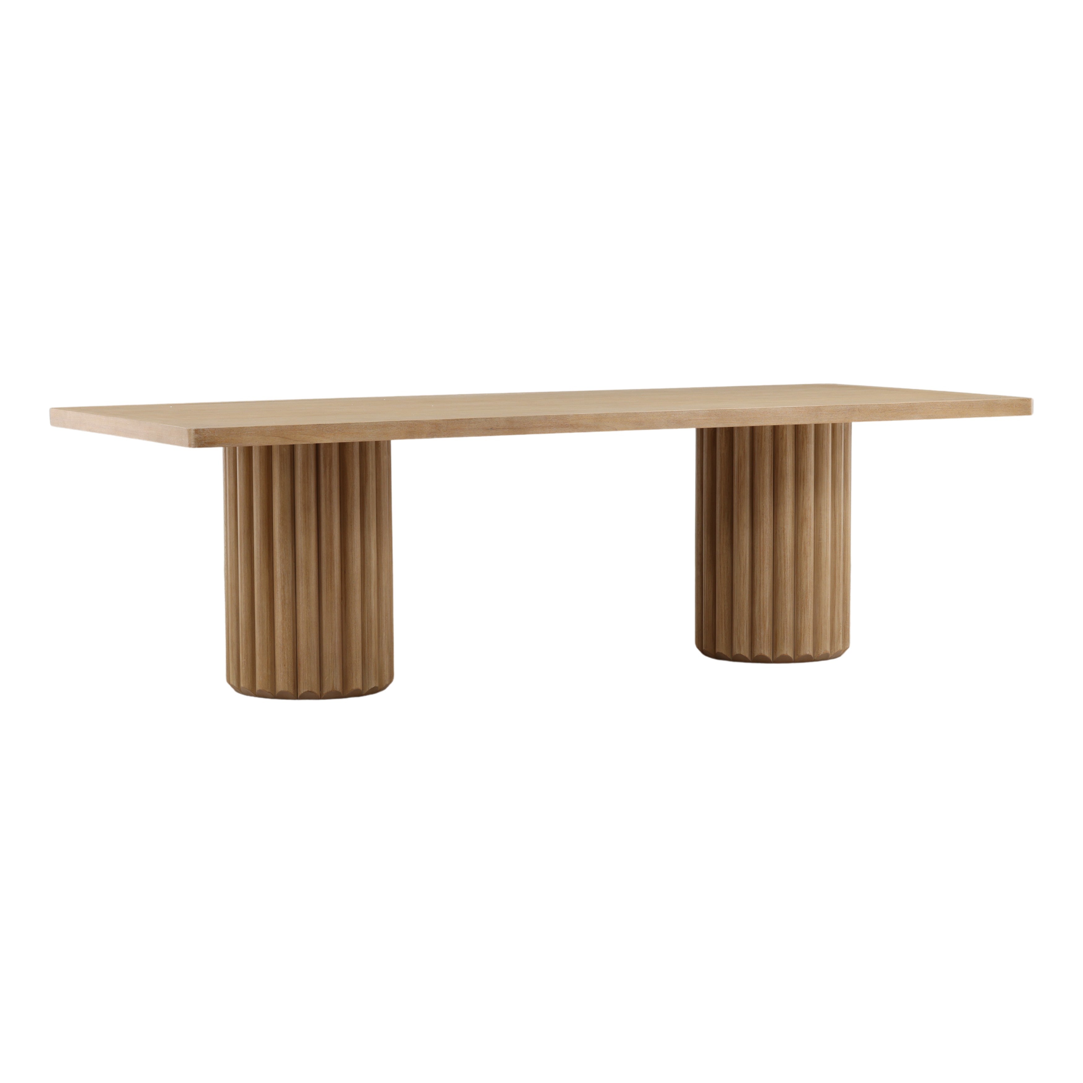 Honneley Dining Table Light Warm Wash