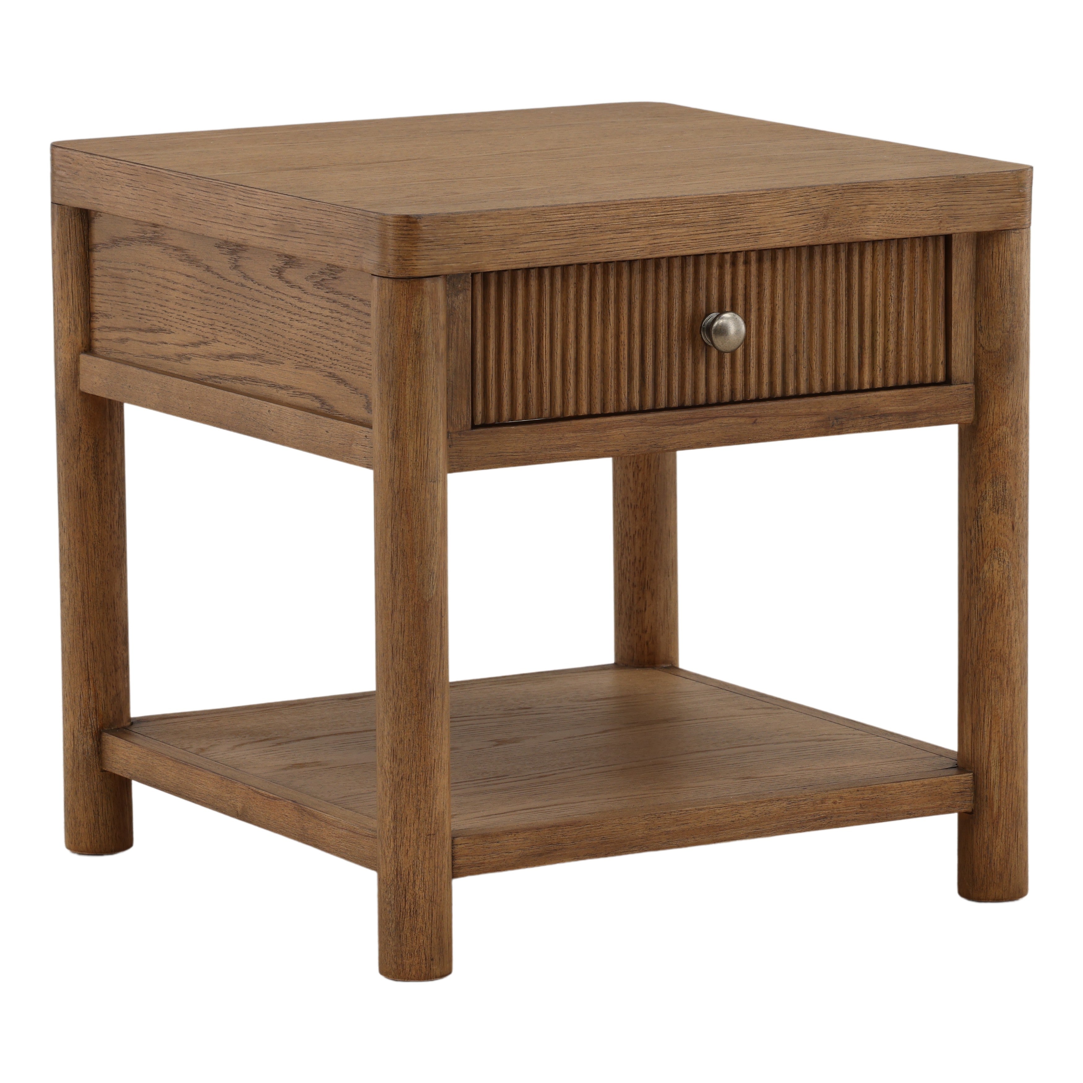 Estrella Side Table Dark Brown