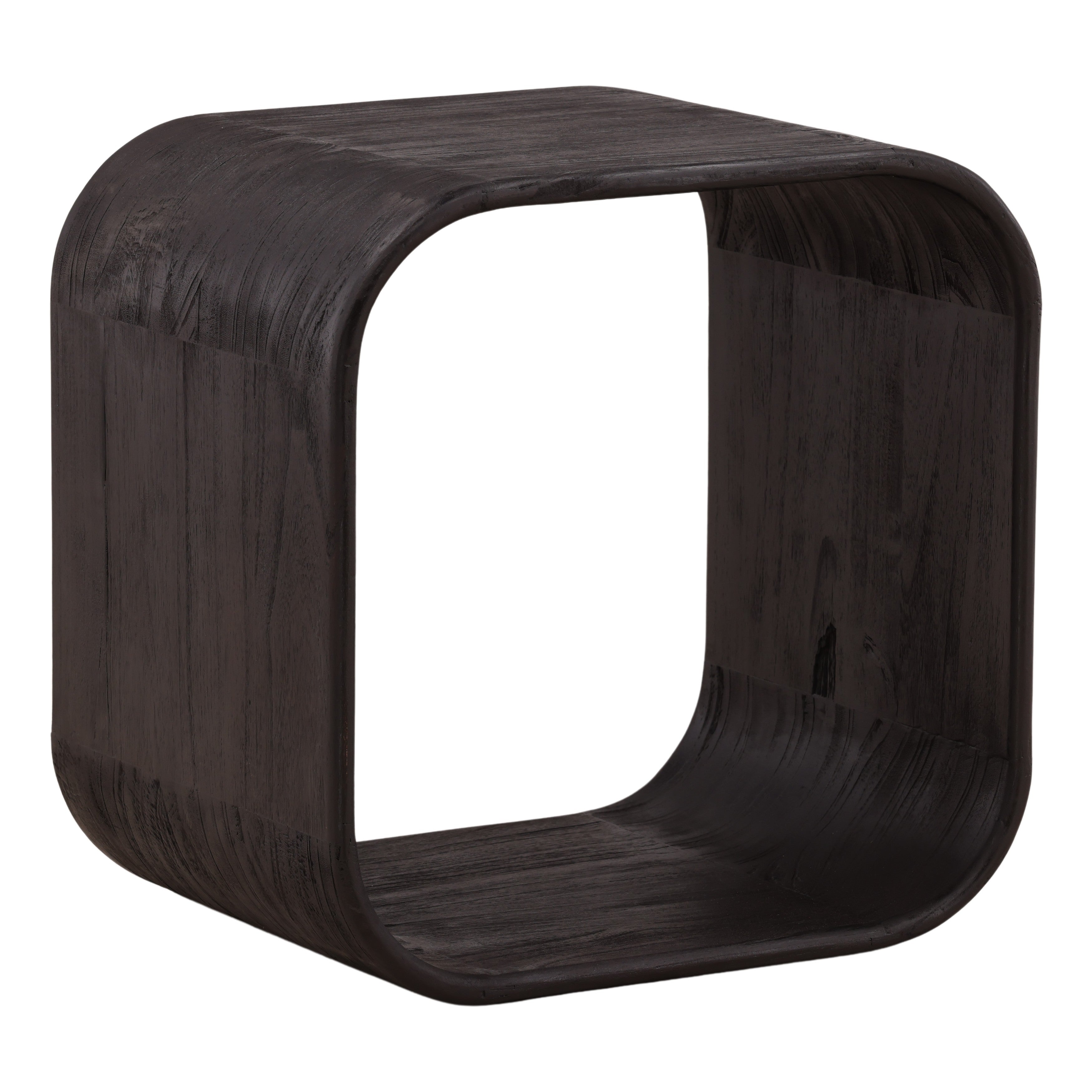 Jacinto Side Table - Dark Brown