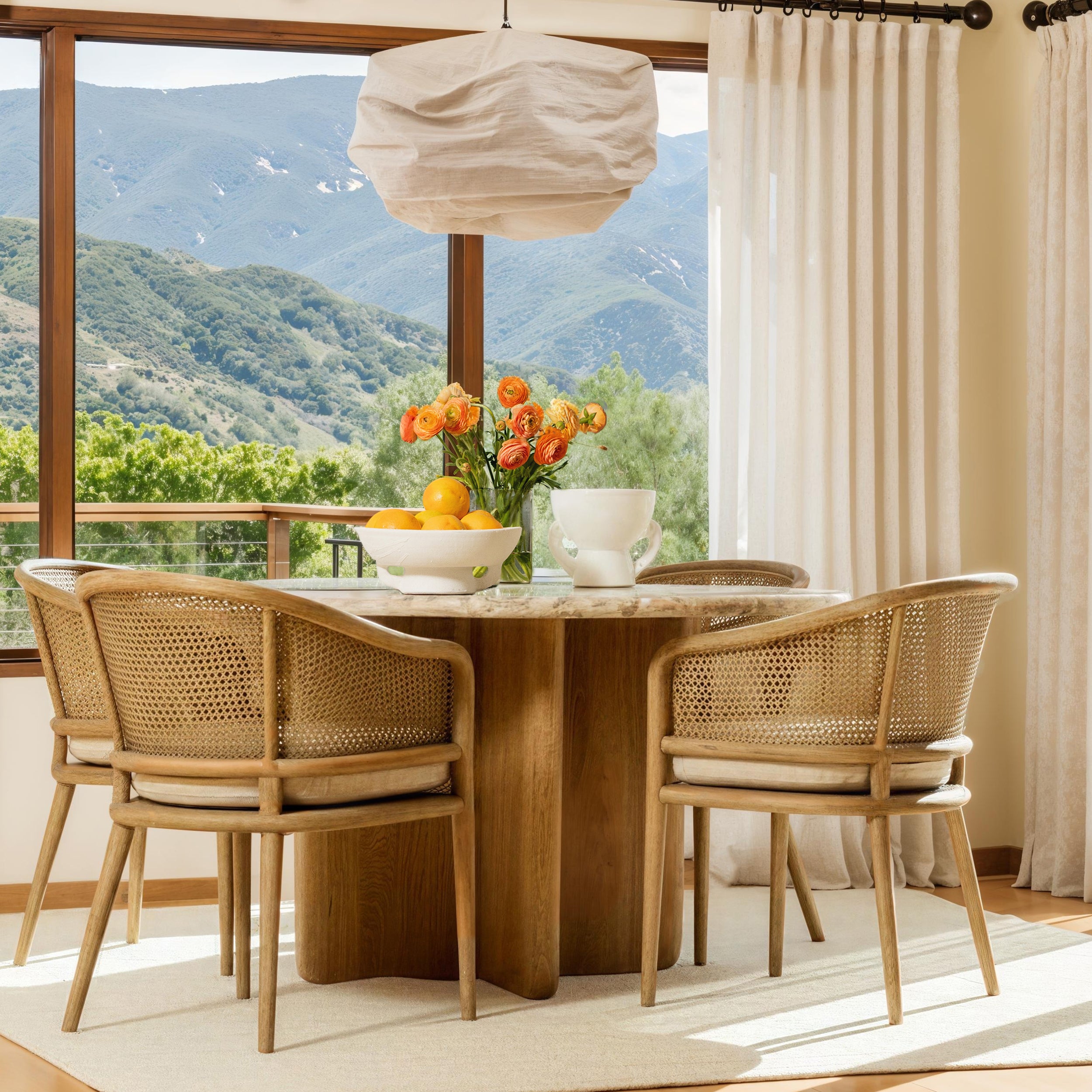 Larissa Dining Table - Beige