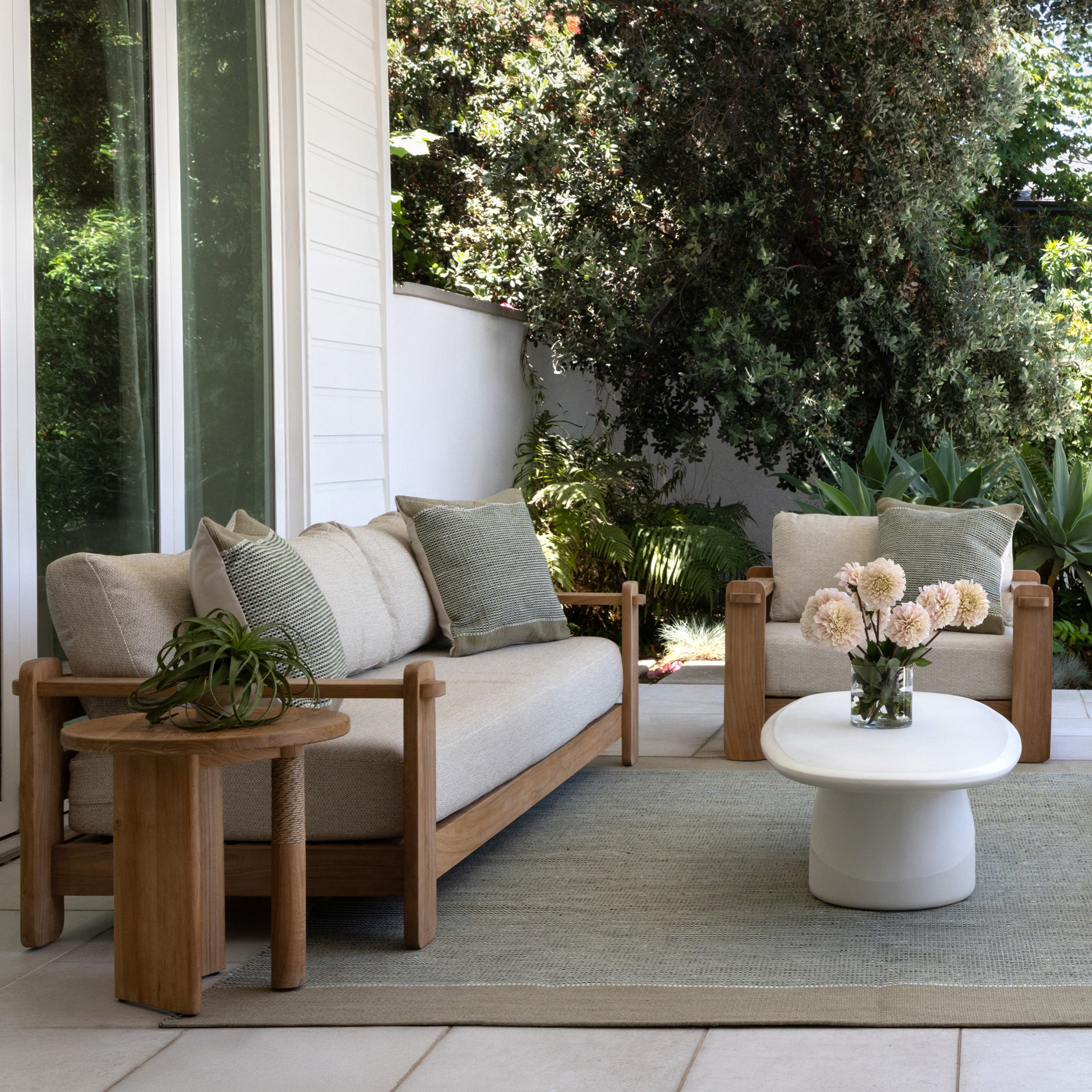 Juliana Outdoor Sofa - Taupe