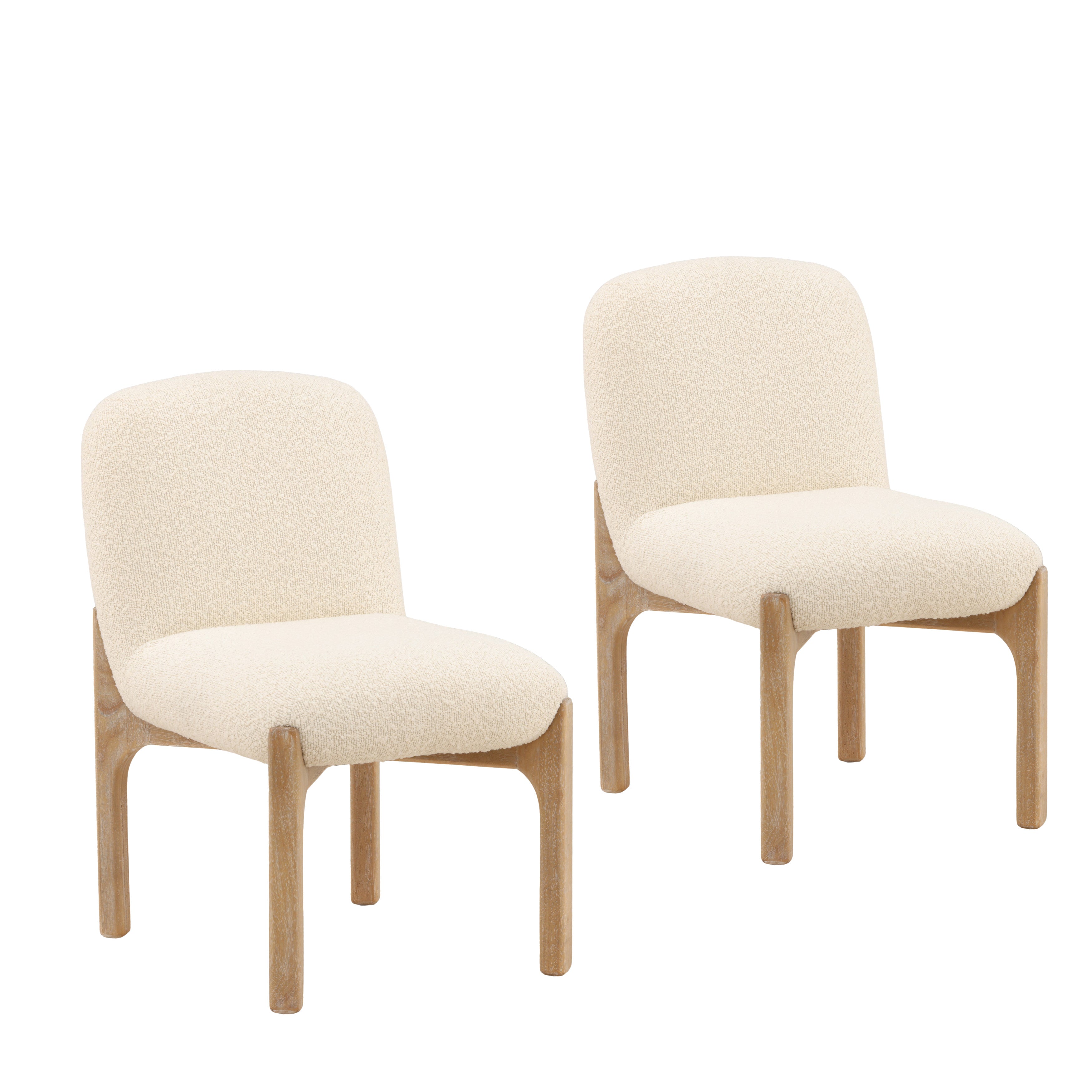 Enrique Dining Chair Cream - Set of 2