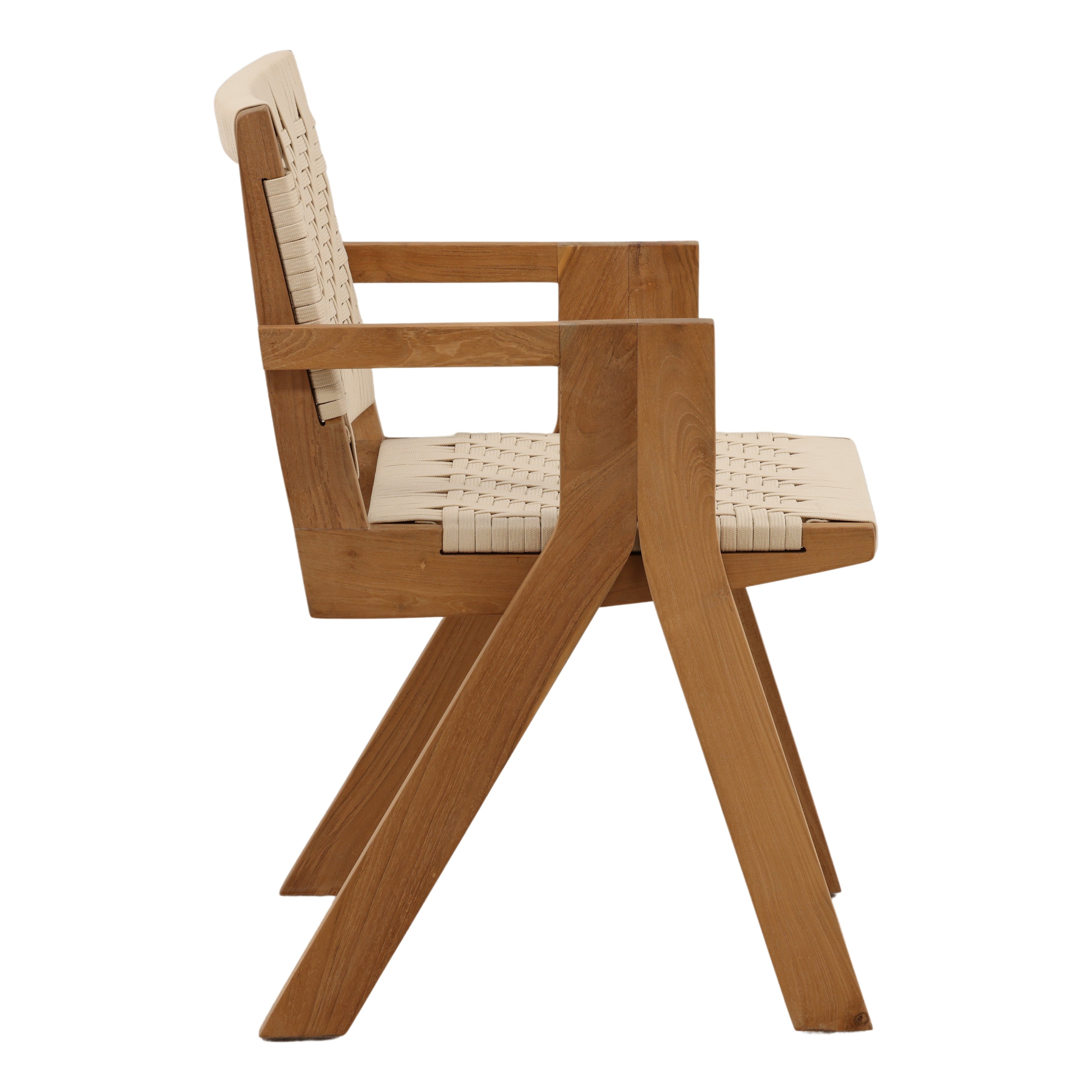 Matvey Outdoor Dining Chair - Cream