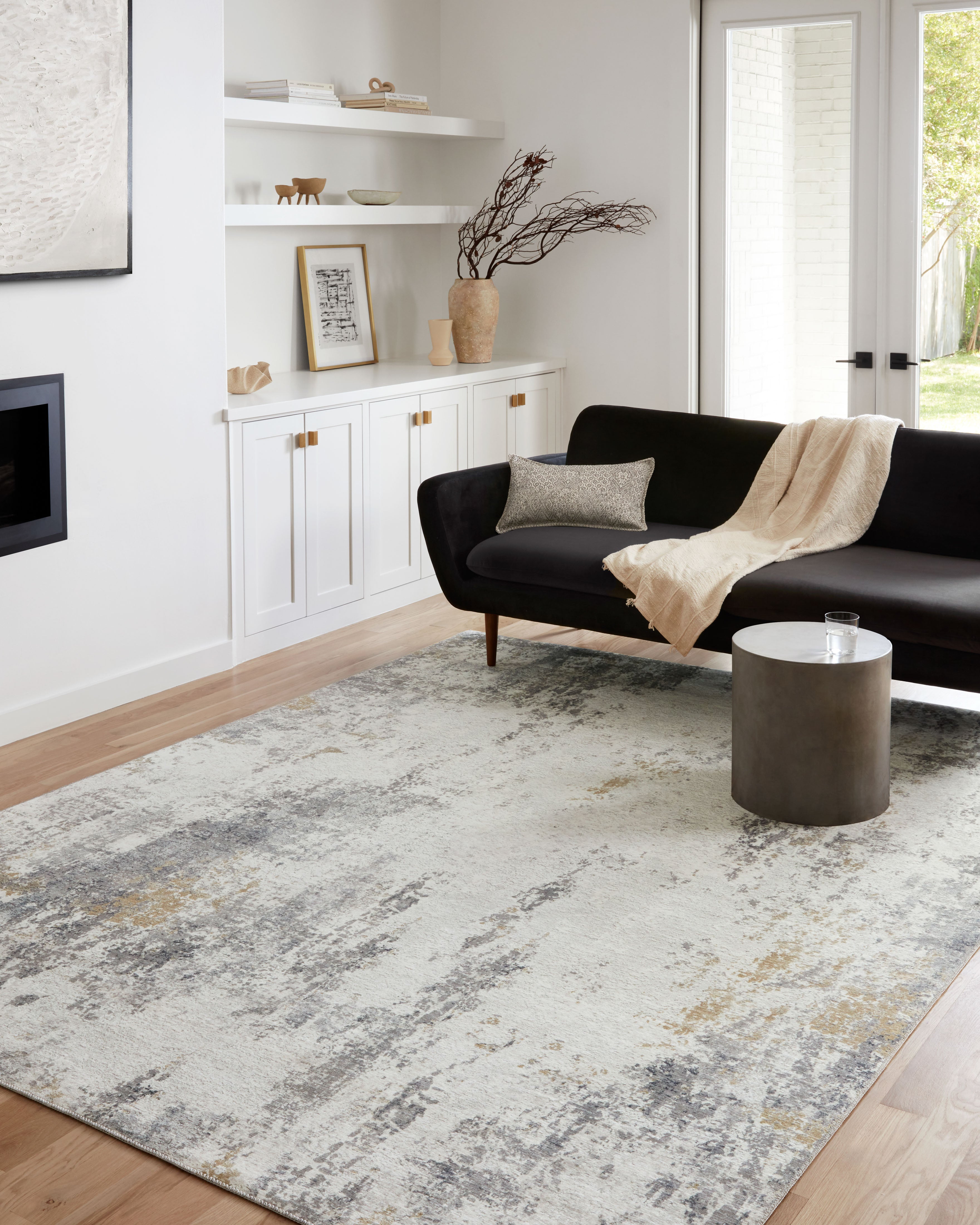 Loloi Drift Ivory/Granite Rug