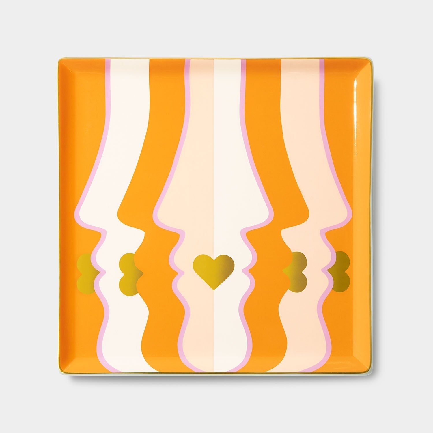 OCTAEVO Beso Ceramic Tray - Orange