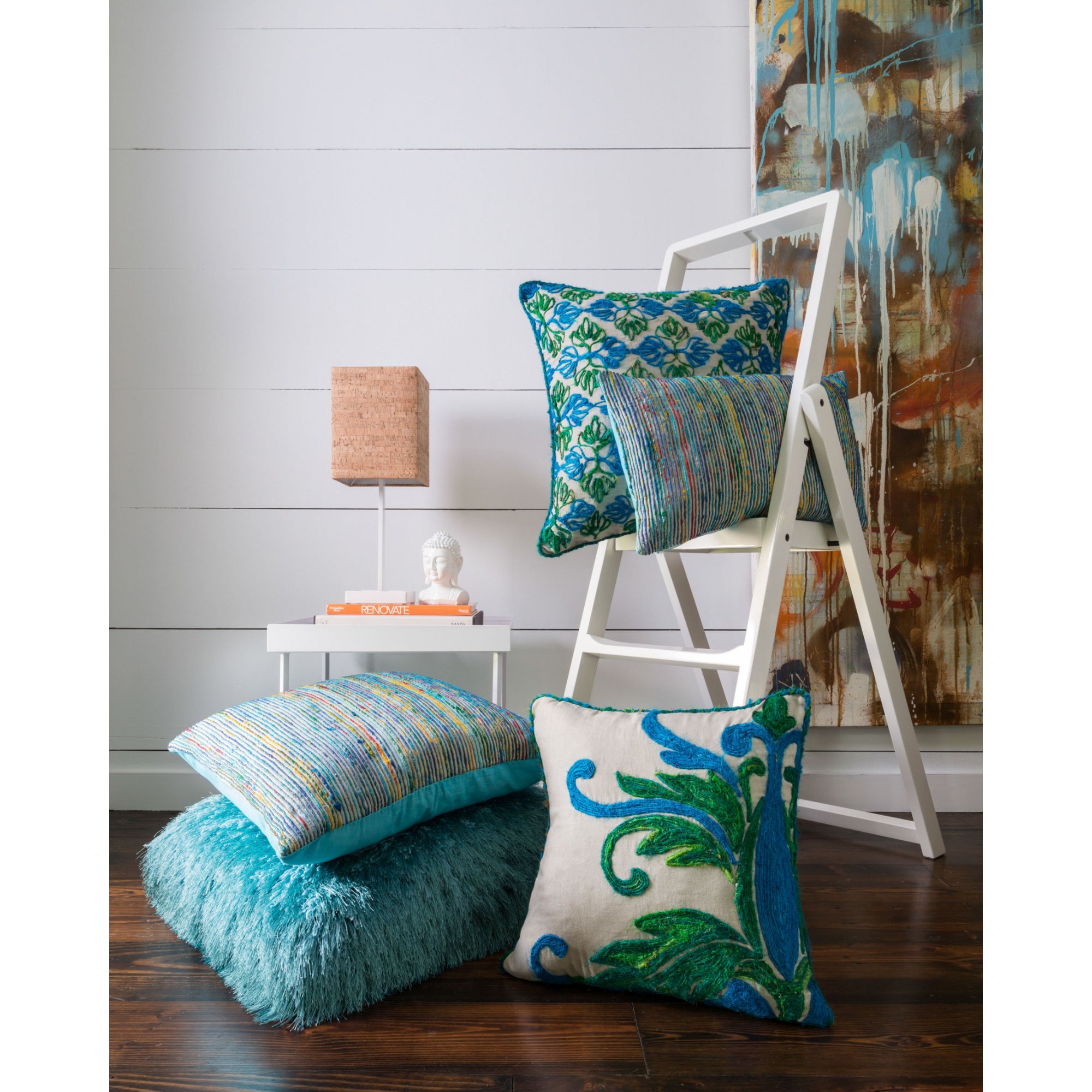 Loloi P0242 Cover with Down Pillow
