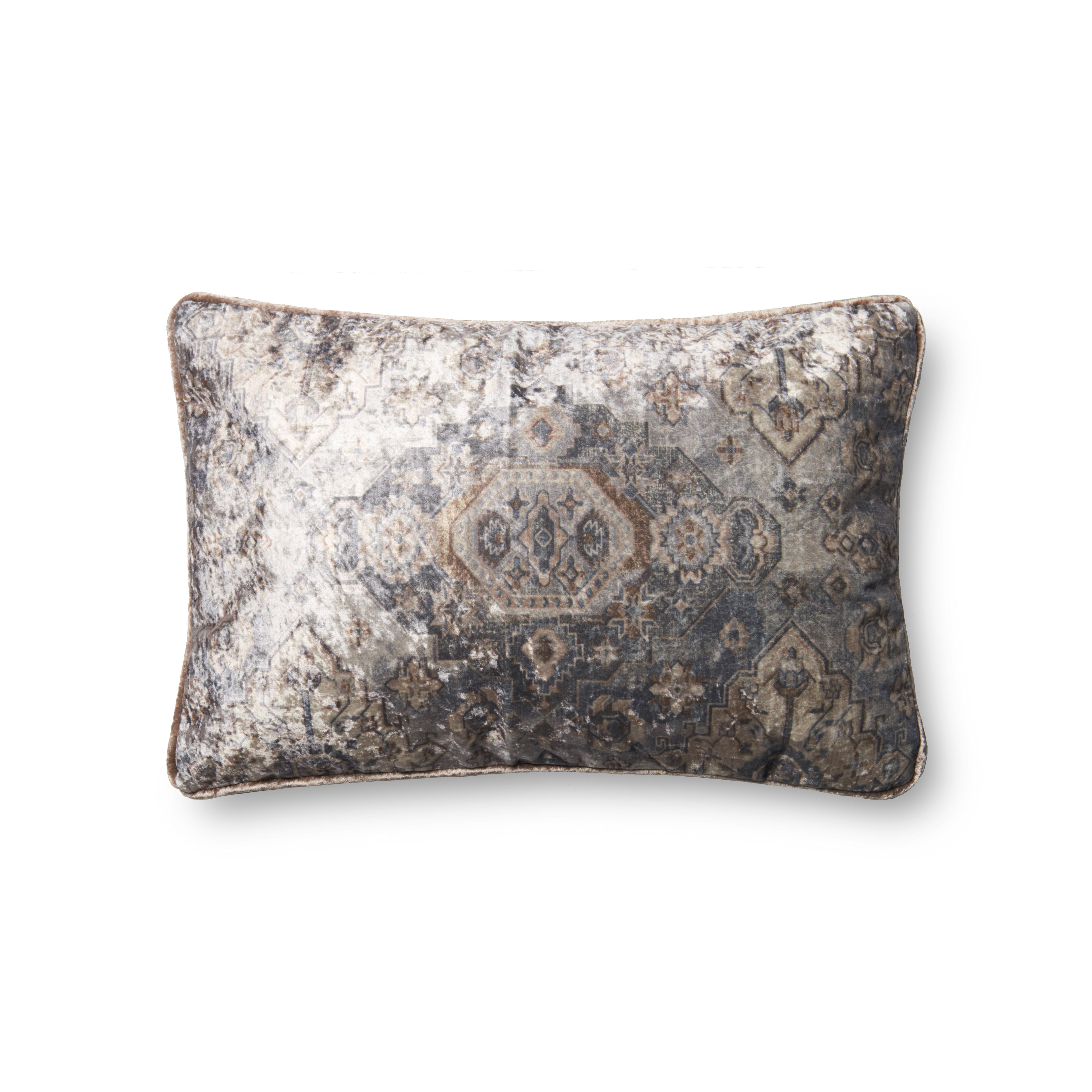 Loloi P0608 Multi 13" x 21" Cover with Down Pillow