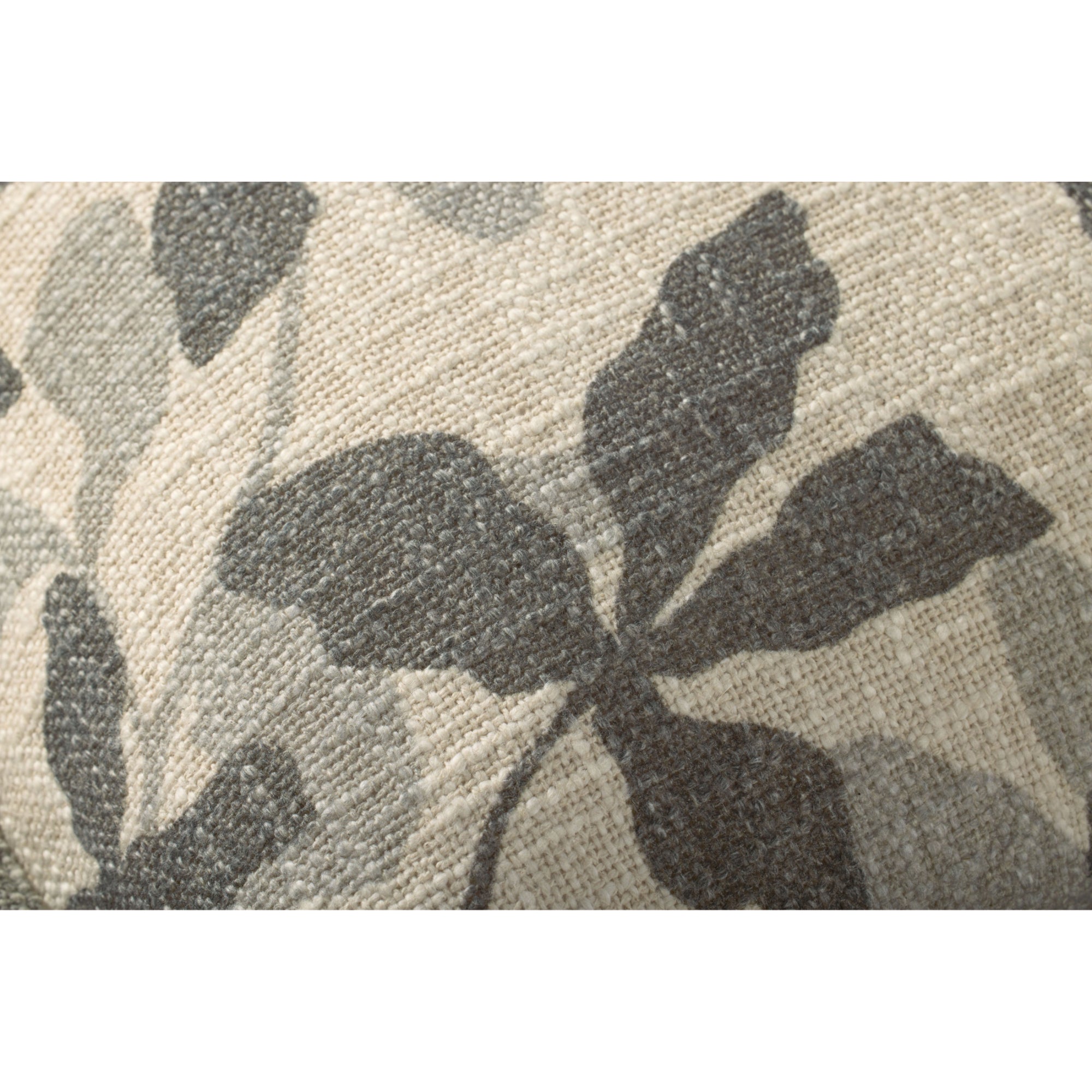 Brigette Romanek PBR0008 Charcoal/Natural 16'' x 26'' Cover with Down Pillow