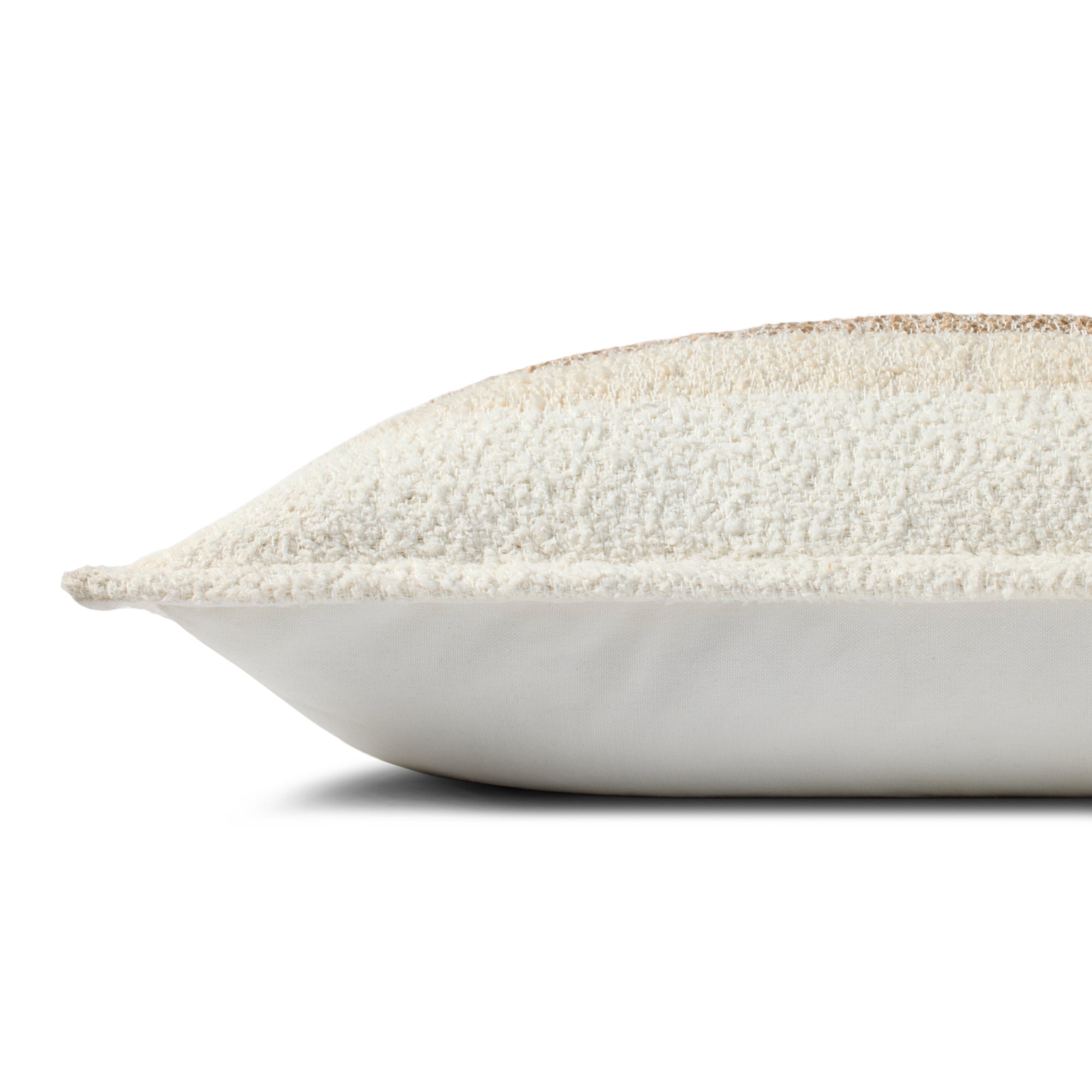 Brigette Romanek PBR0012 Natural/Multi 13'' x 35'' Cover with Down Pillow