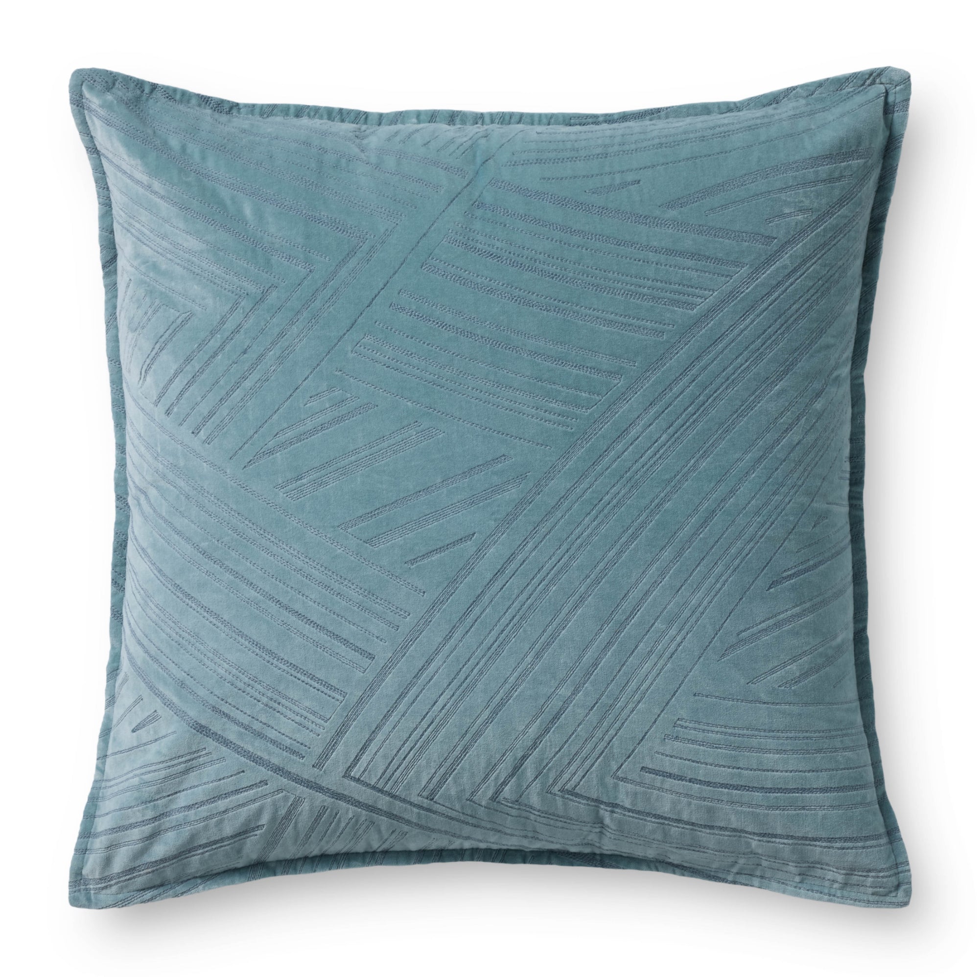 Brigette Romanek x Loloi PBR0021 26" x 26" Cover with Down Pillow
