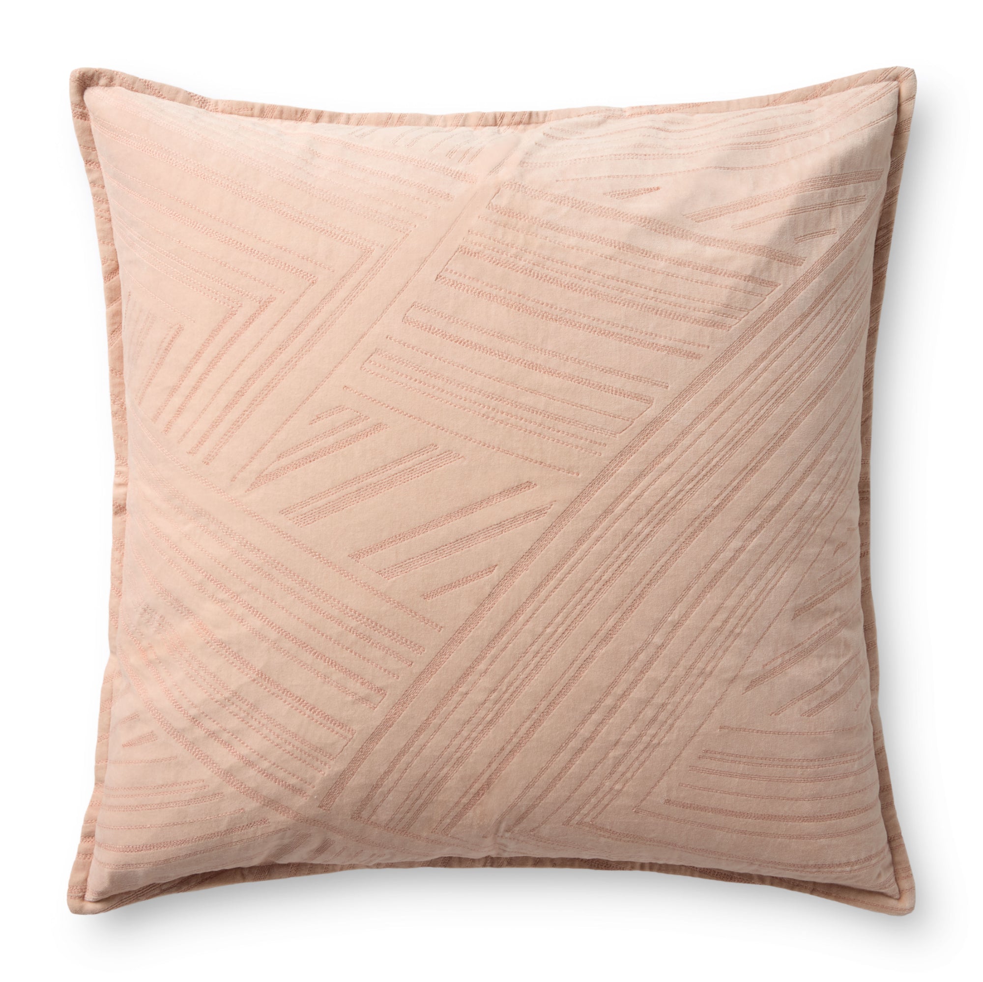 Brigette Romanek x Loloi PBR0021 26" x 26" Cover with Down Pillow