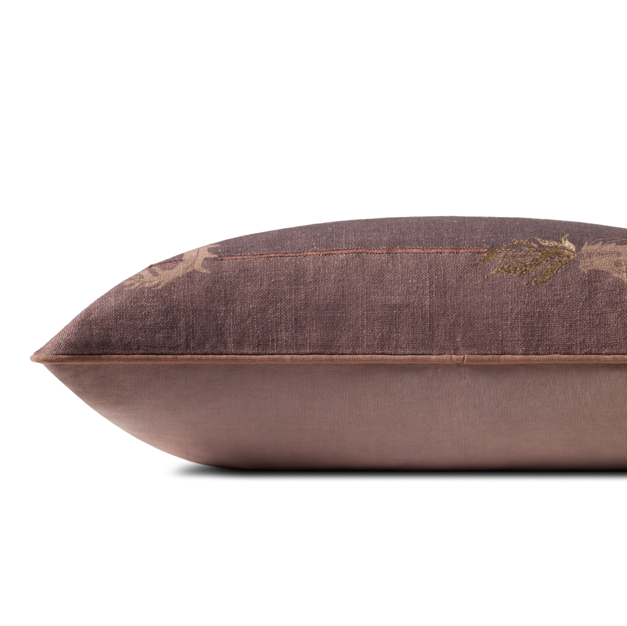 Brigette Romanek x Loloi Mauve 13" x 21" Cover with Down Pillow