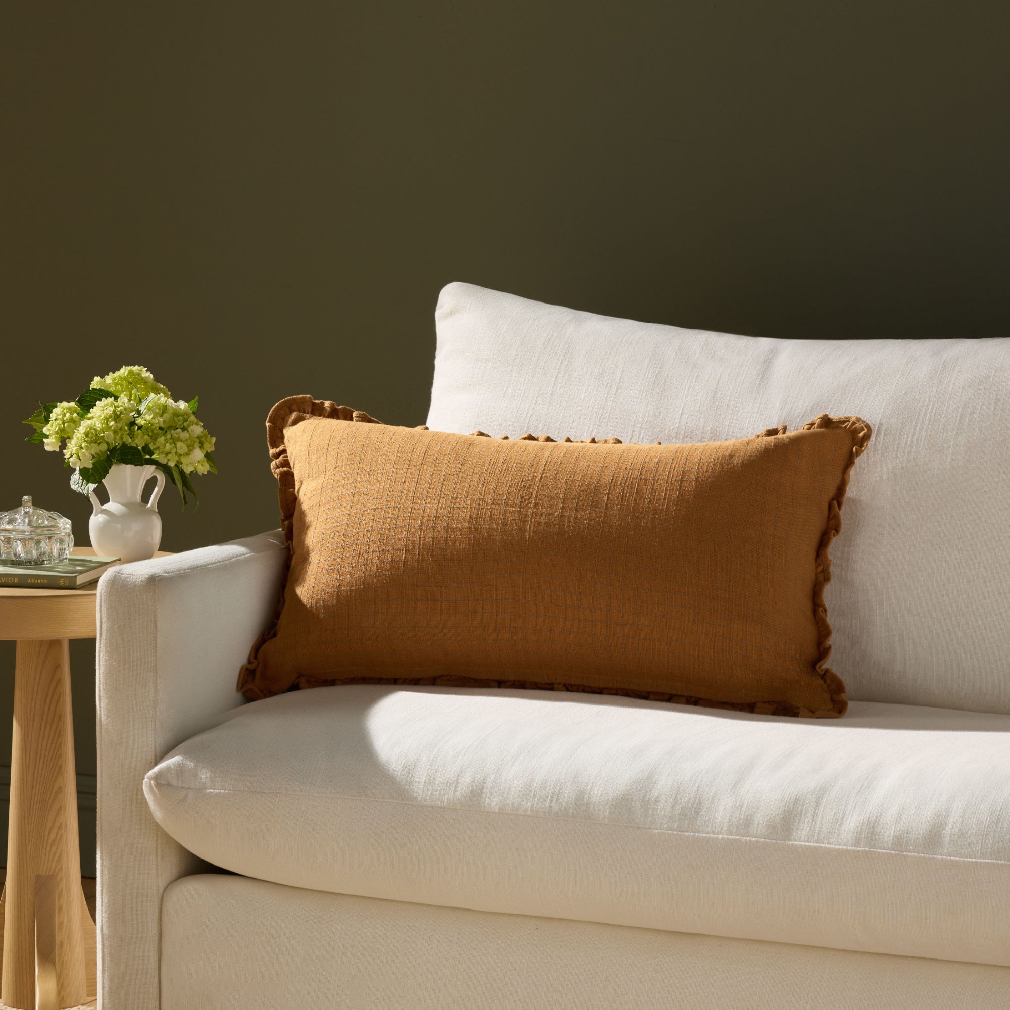 Chris Loves Julia x Loloi Dinah Clay 16'' x 26'' Cover with Down Pillow