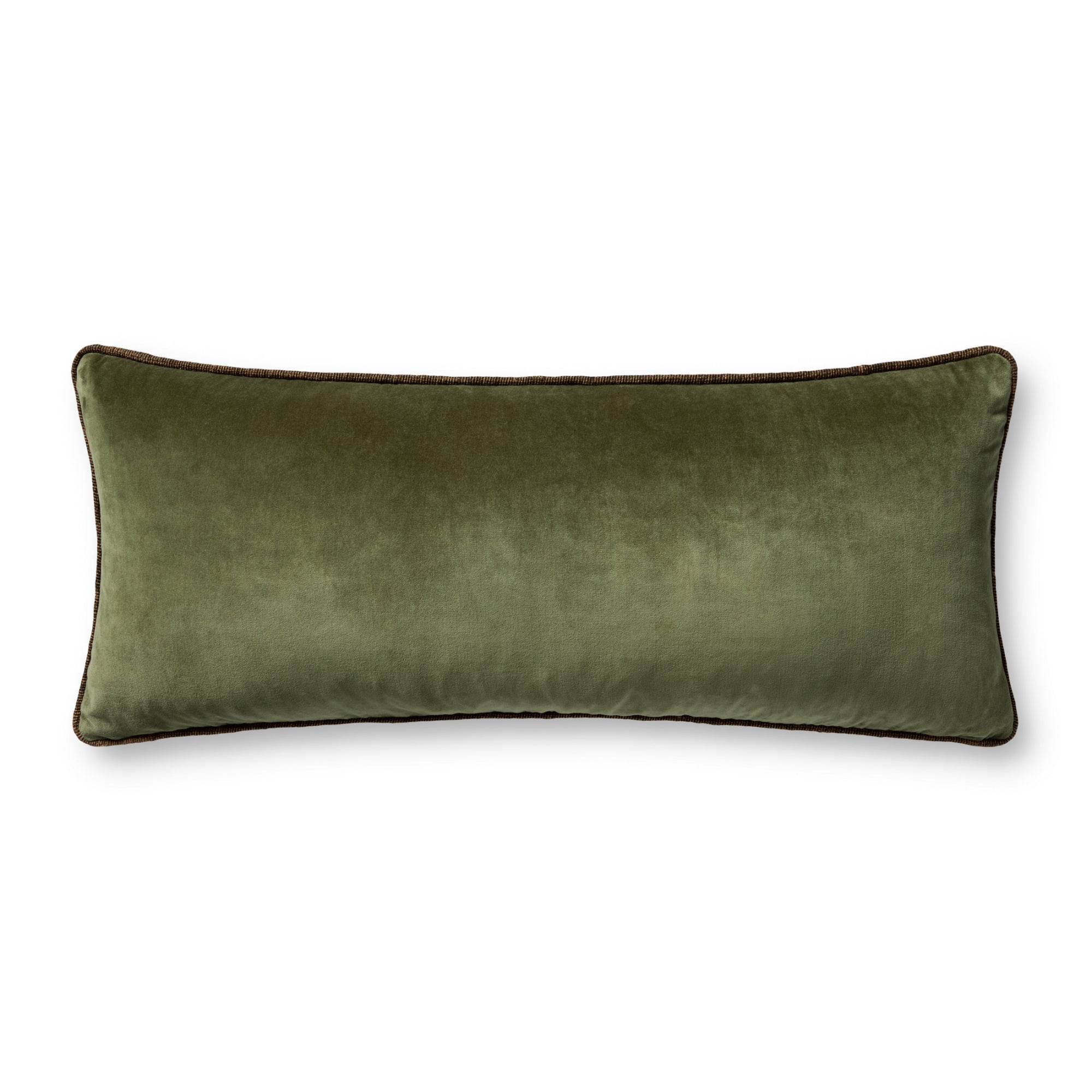 Chris Loves Julia x Loloi Liza Dark Green 13'' x 35'' Cover with Down Pillow