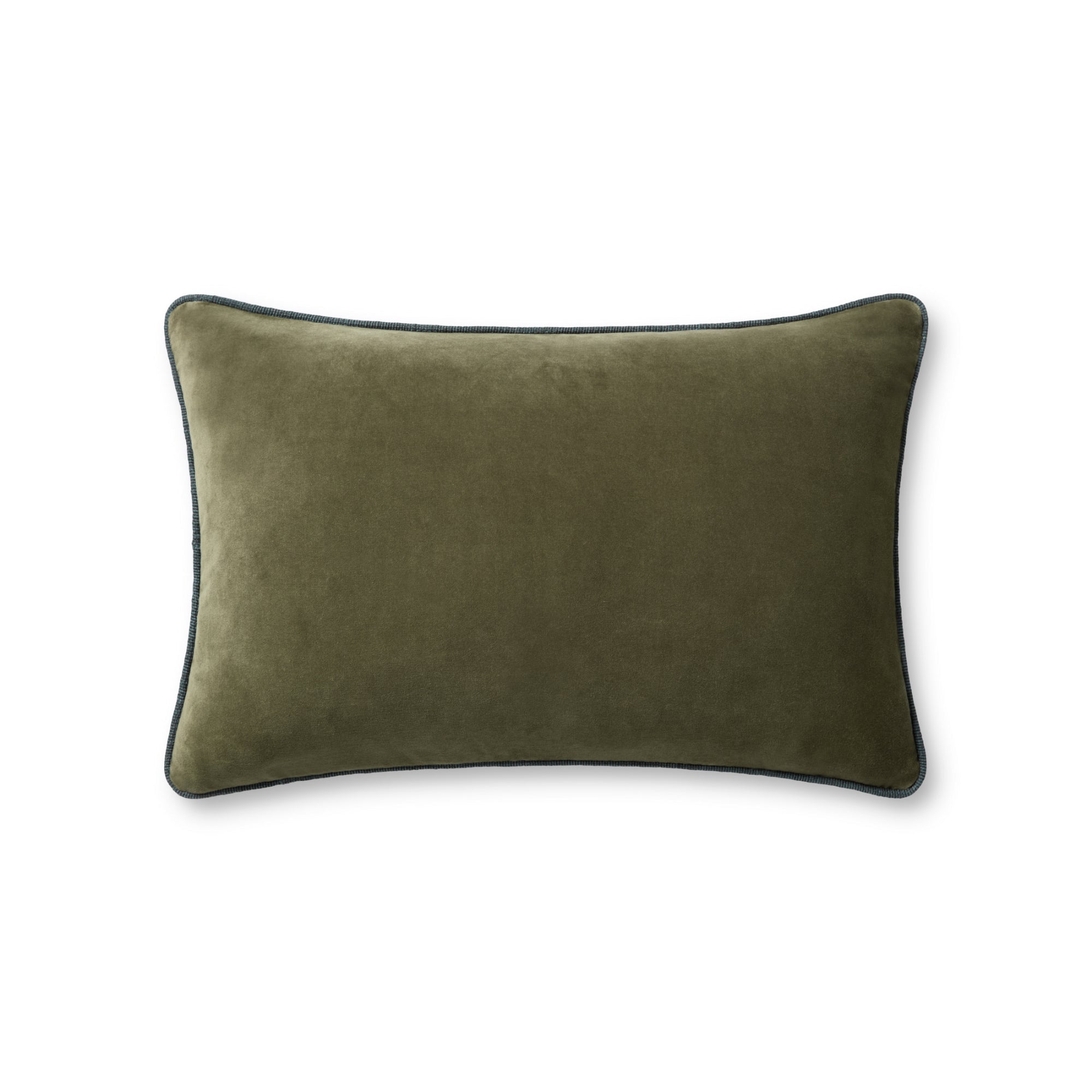 Chris Loves Julia x Loloi Liza Green 16'' x 26'' Cover with Down Pillow