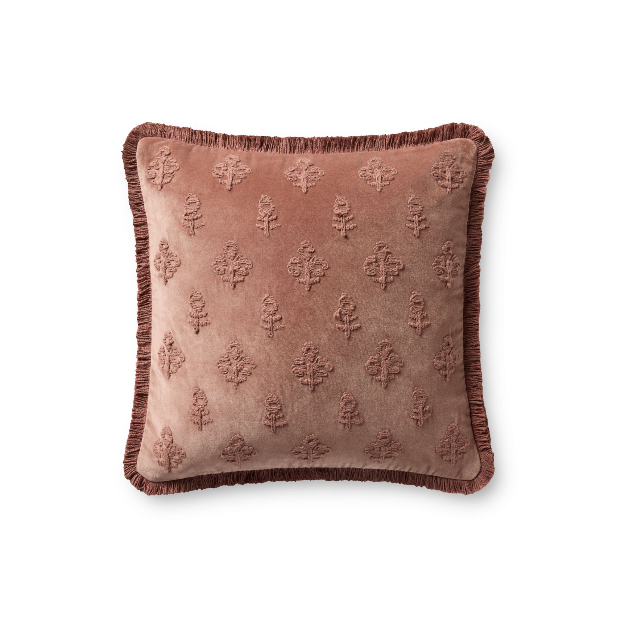 Chris Loves Julia x Loloi Darla 18'' x 18'' Cover with Down Pillow
