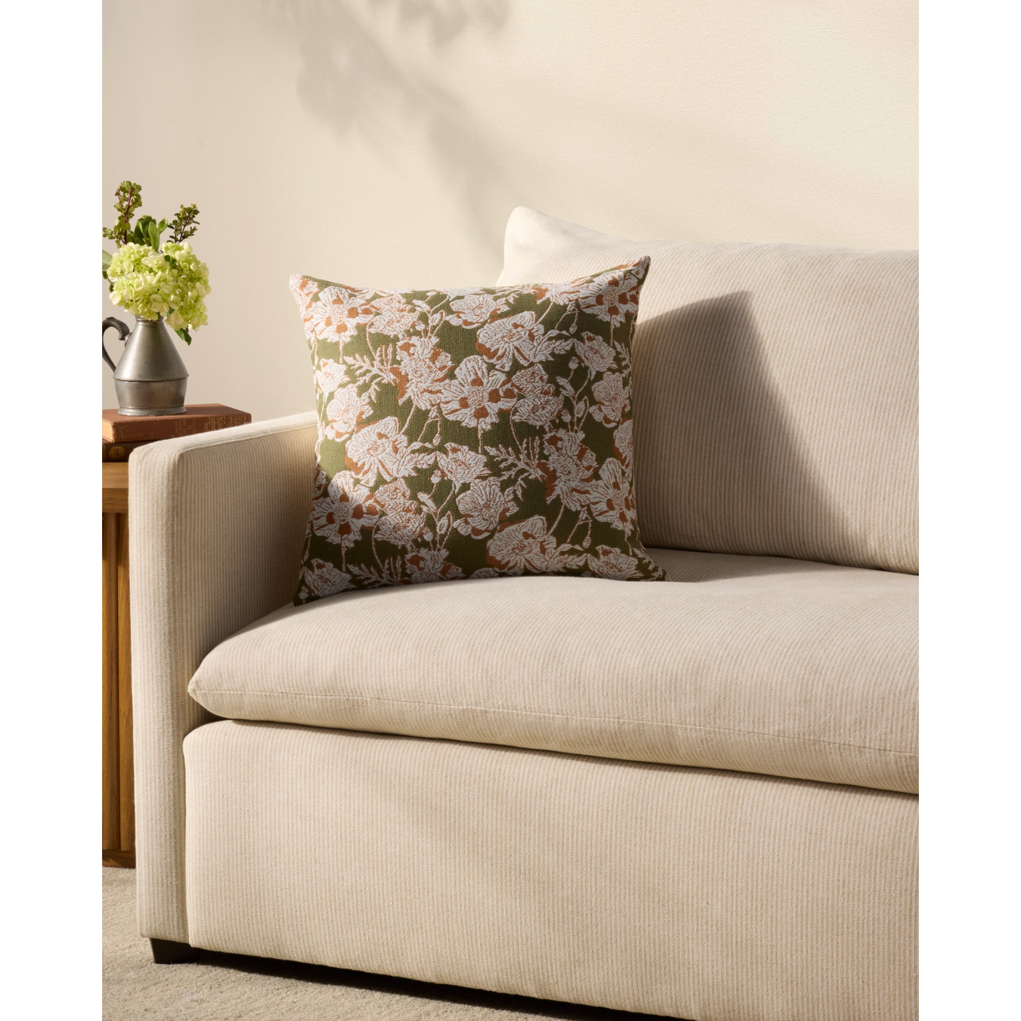 Chris Loves Julia x Loloi 18'' x 18'' Cover with Down Pillow