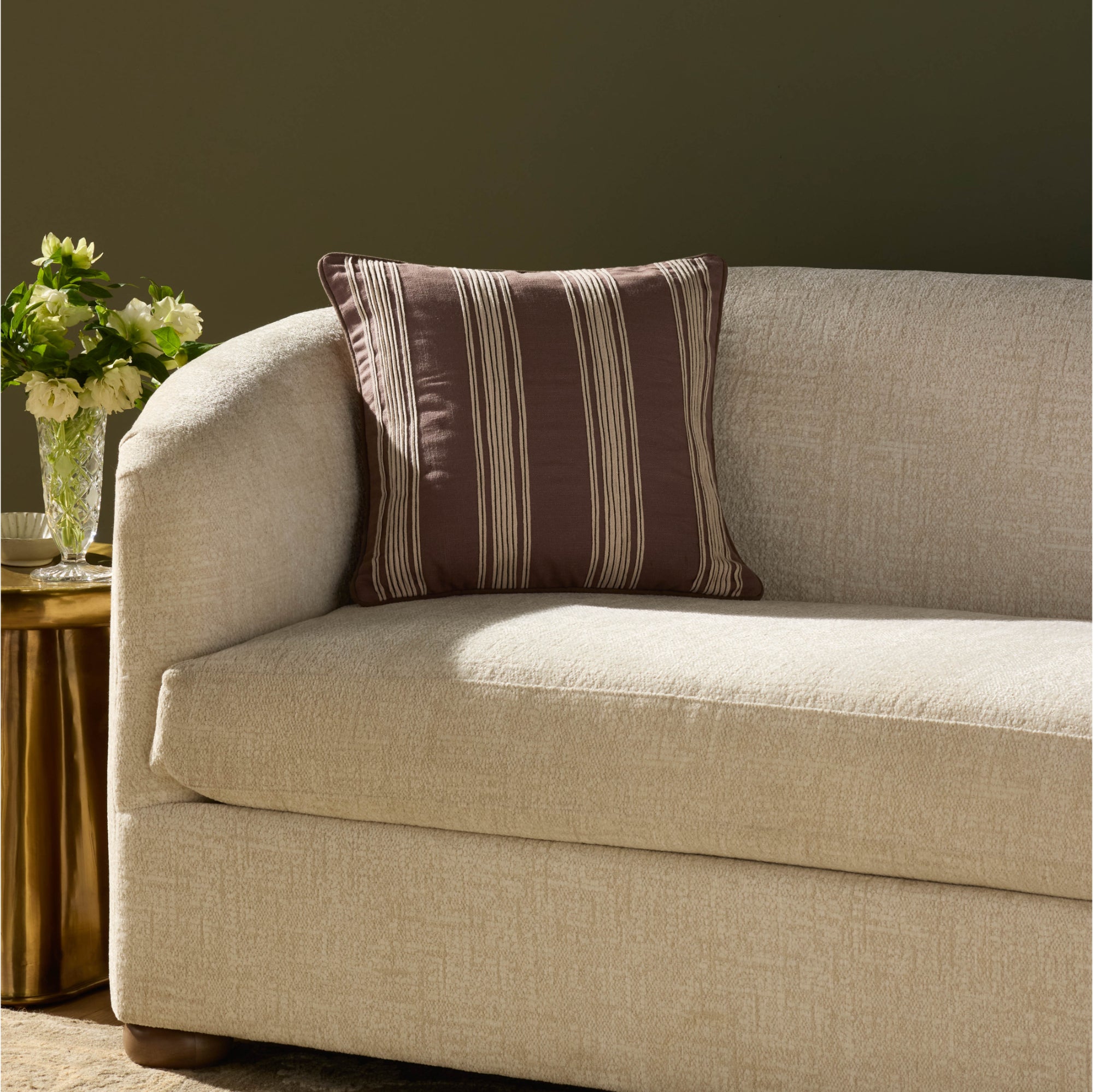 Chris Loves Julia x Loloi Verona 18" x 18" Cover with Down Pillow