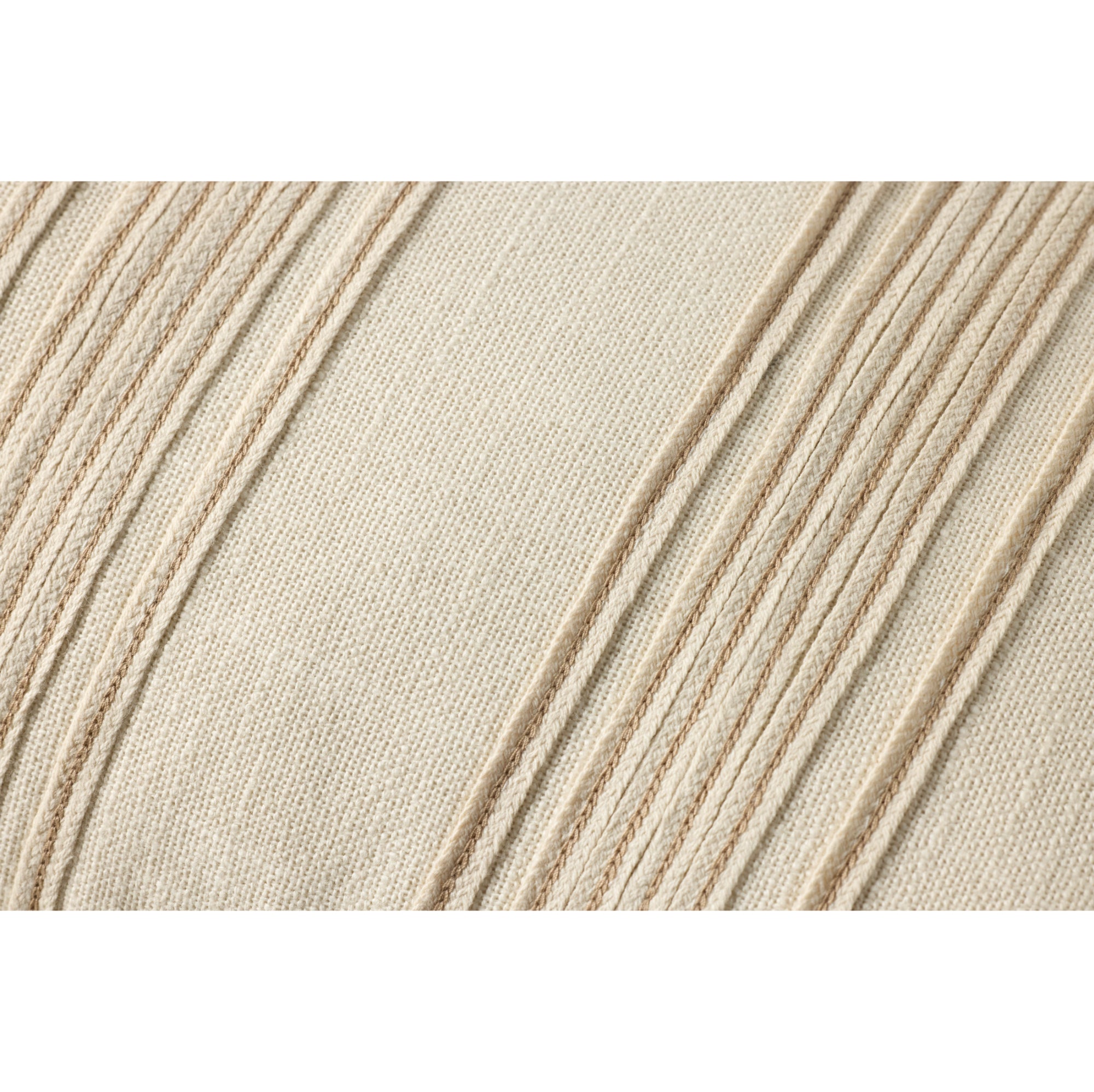 Chris Loves Julia x Loloi Verona Ivory 12" x 27" Cover with Down Pillow