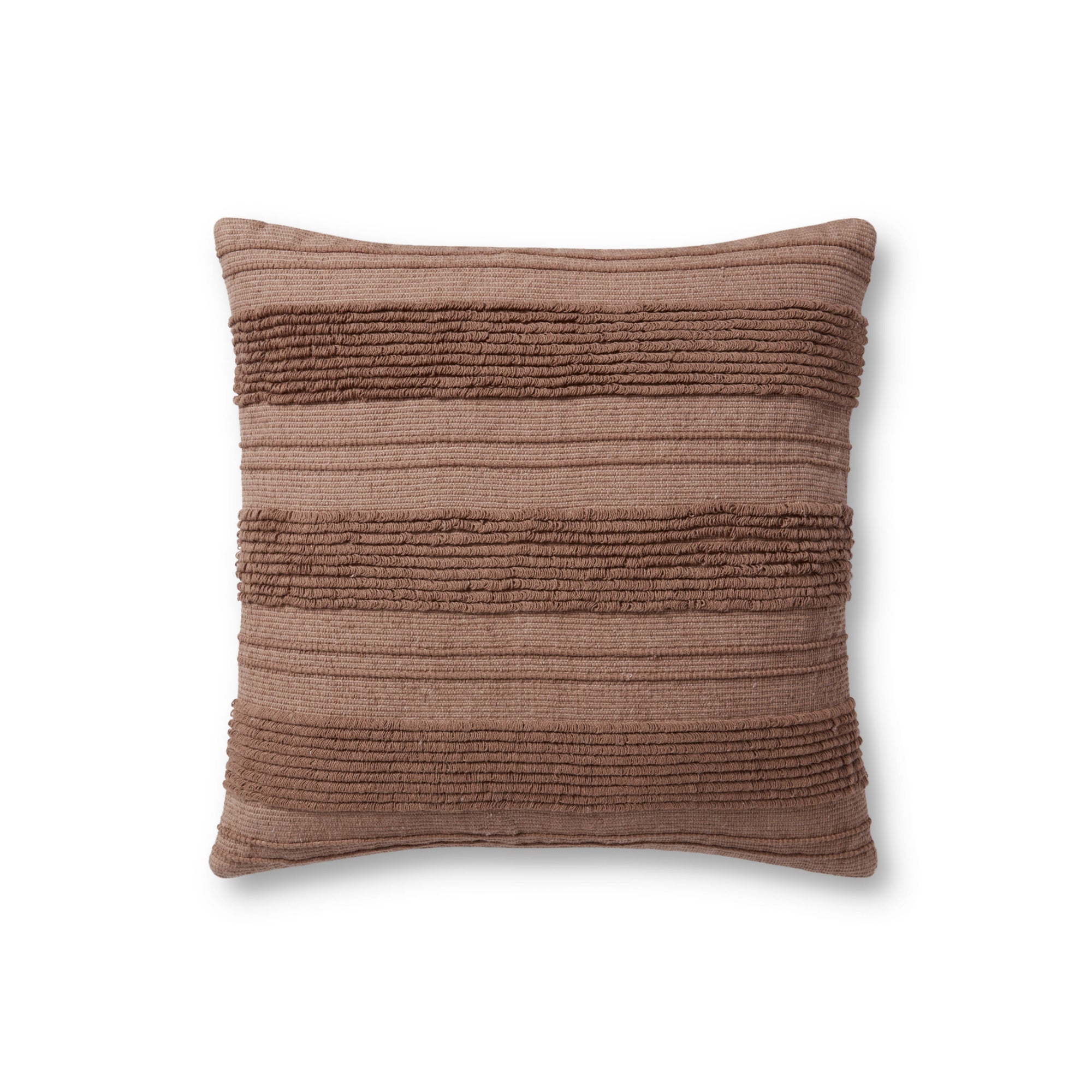 Jean Stoffer x Loloi Kristy Clay 18'' x 18'' Cover with Down Pillow