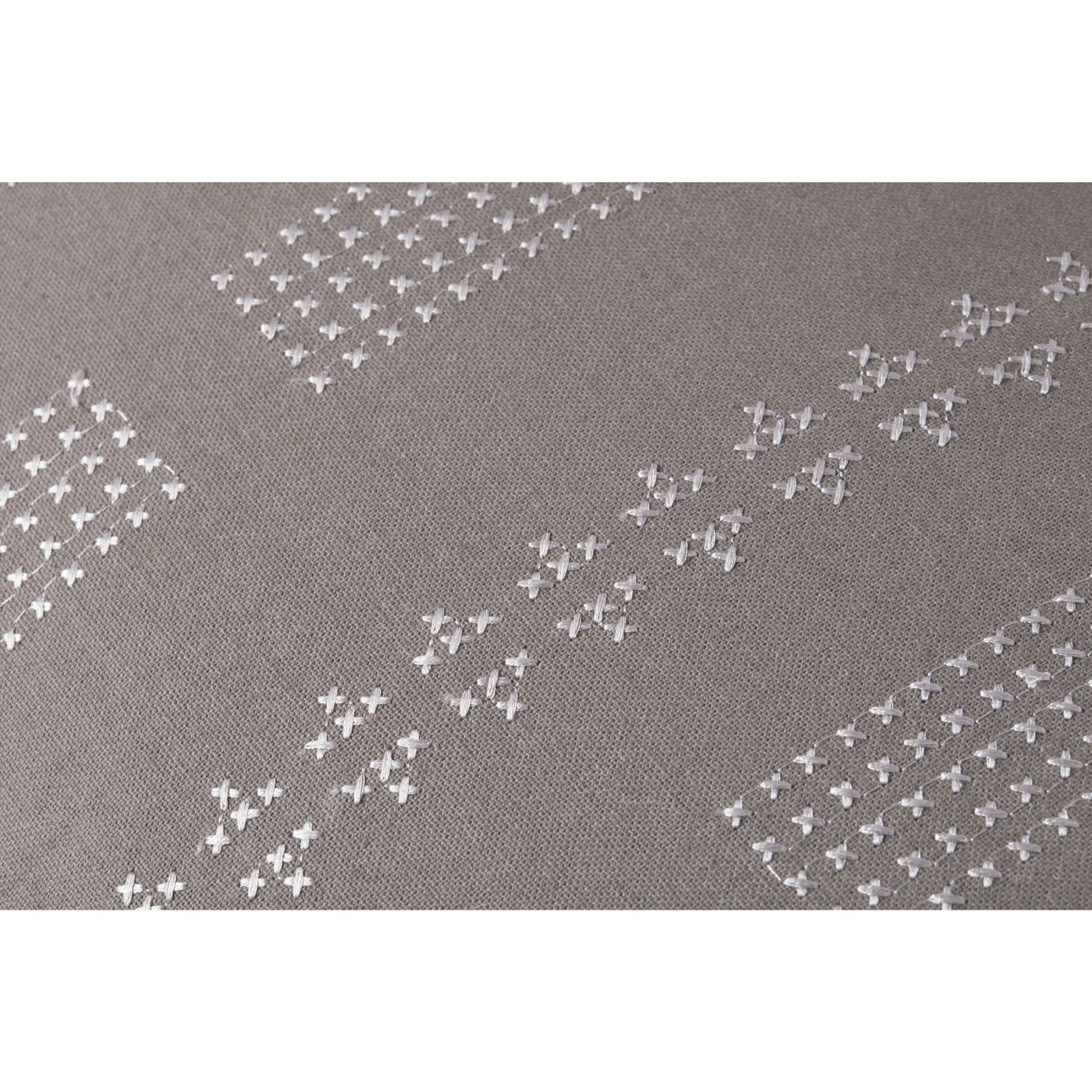 Jean Stoffer x Loloi William Grey 13'' x 21'' Cover with Down Pillow