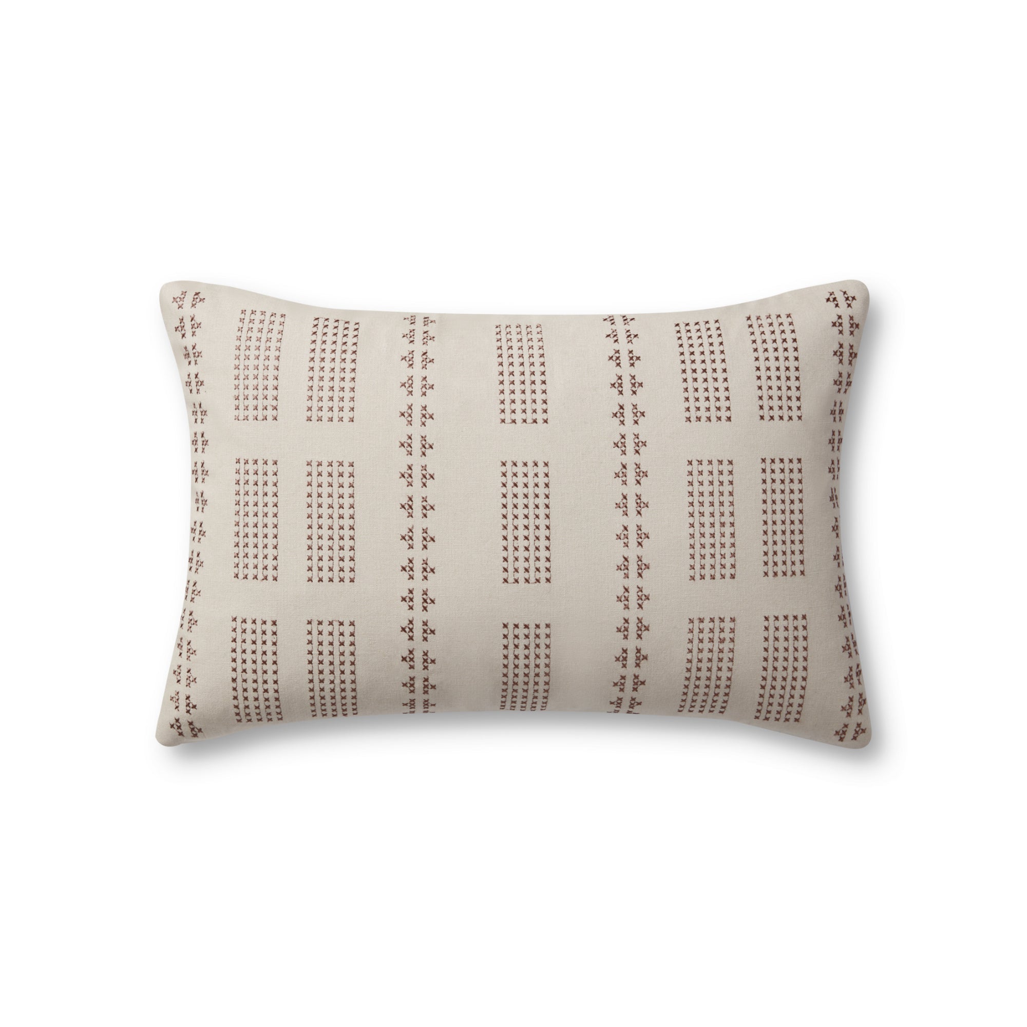 Jean Stoffer x Loloi Thomas Natural 13'' x 21'' Cover with Down Pillow
