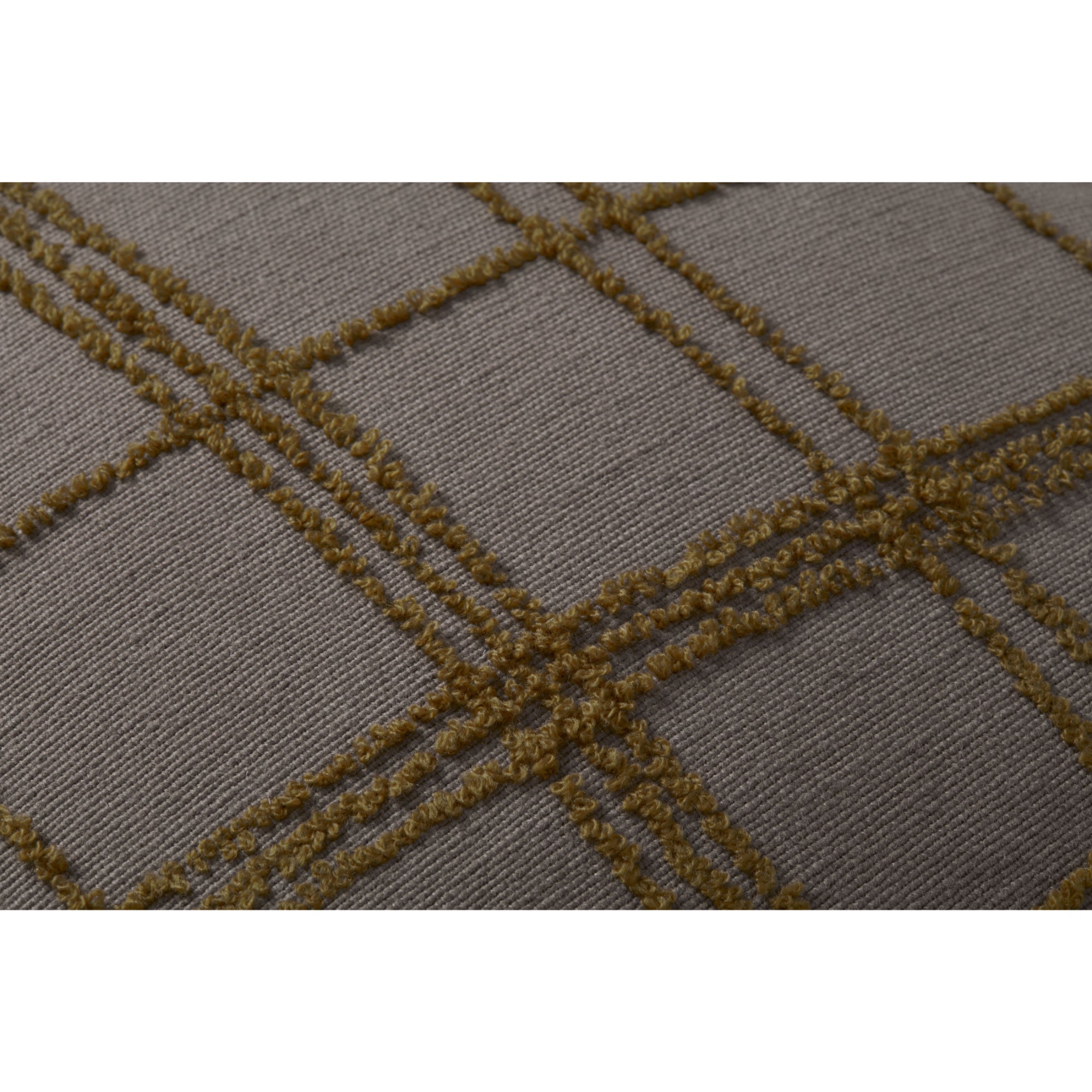 Jean Stoffer x Loloi Edward Charcoal/Olive 18'' x 18'' Cover with Down Pillow