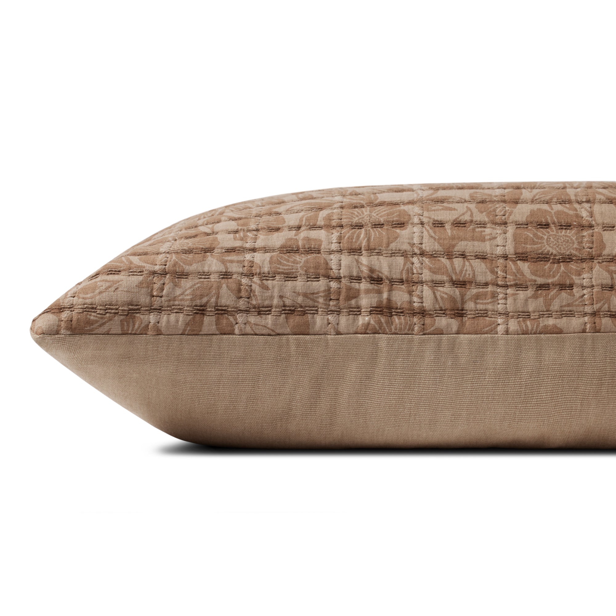 Jean Stoffer x Loloi PJS0022 Cinnamon 12'' x 27'' Cover with Down Pillow