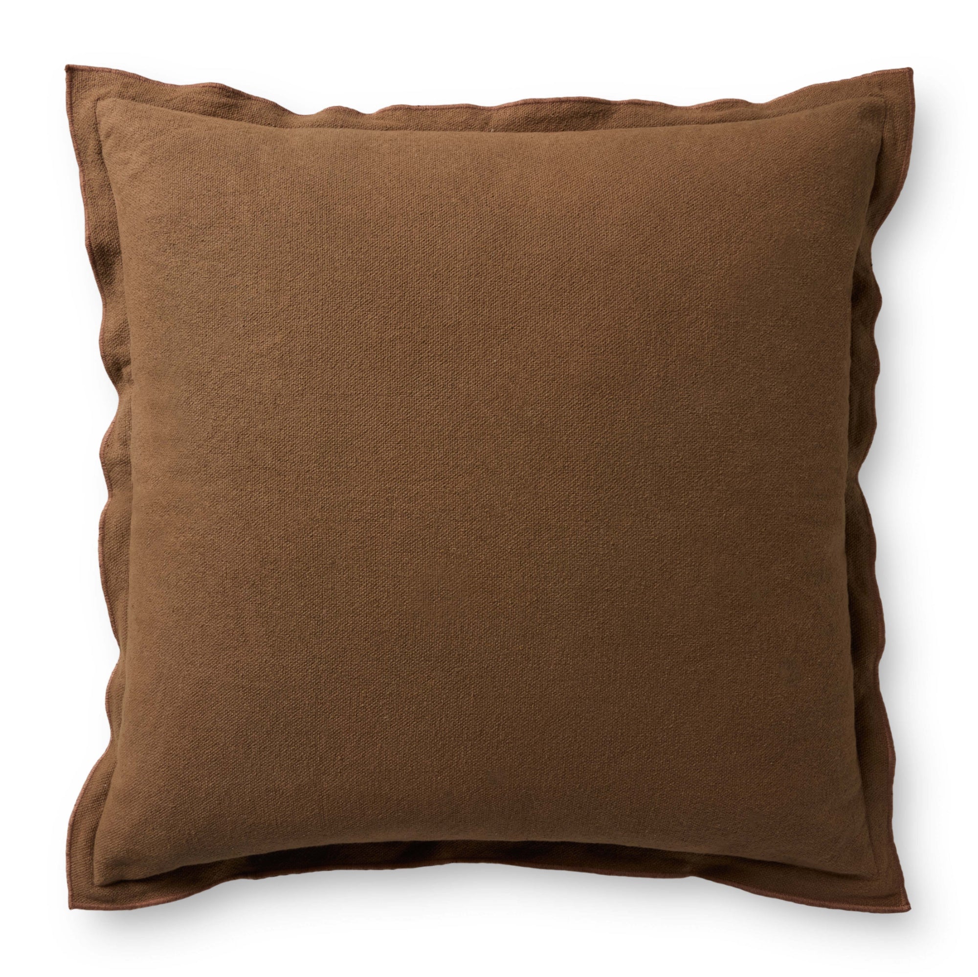 Leanne Ford x Loloi Captain Brown Cover with Down Pillow