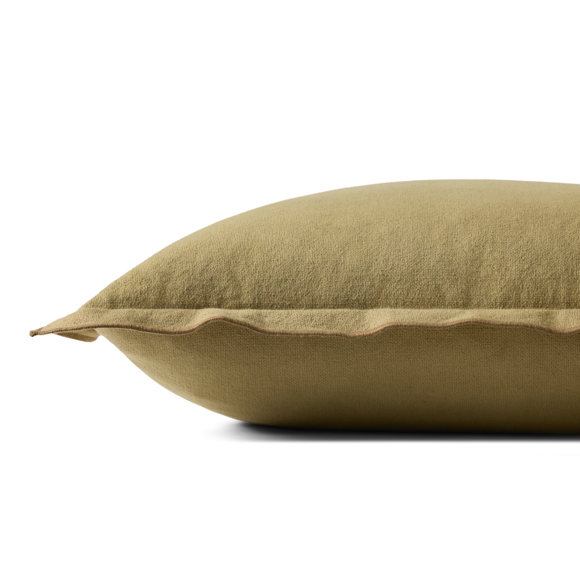 Leanne Ford x Loloi Captain Olive Cover with Down Pillow