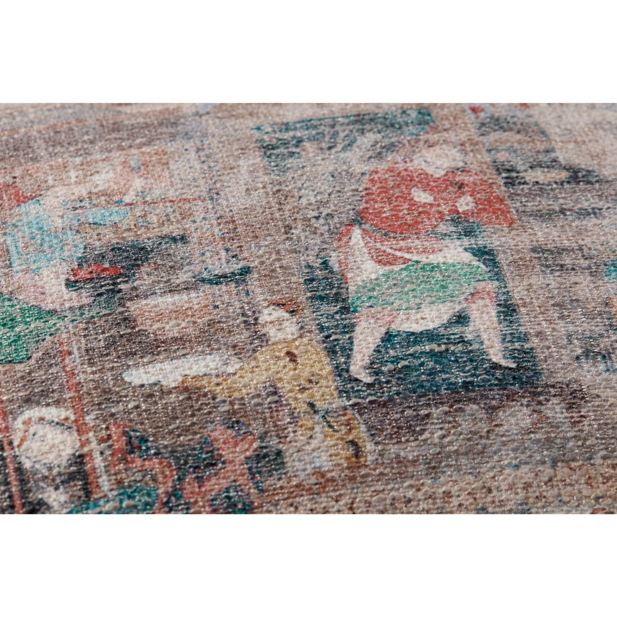 Loloi PLL0007 Brown/Multi 13" x 21" Cover with Down Pillow