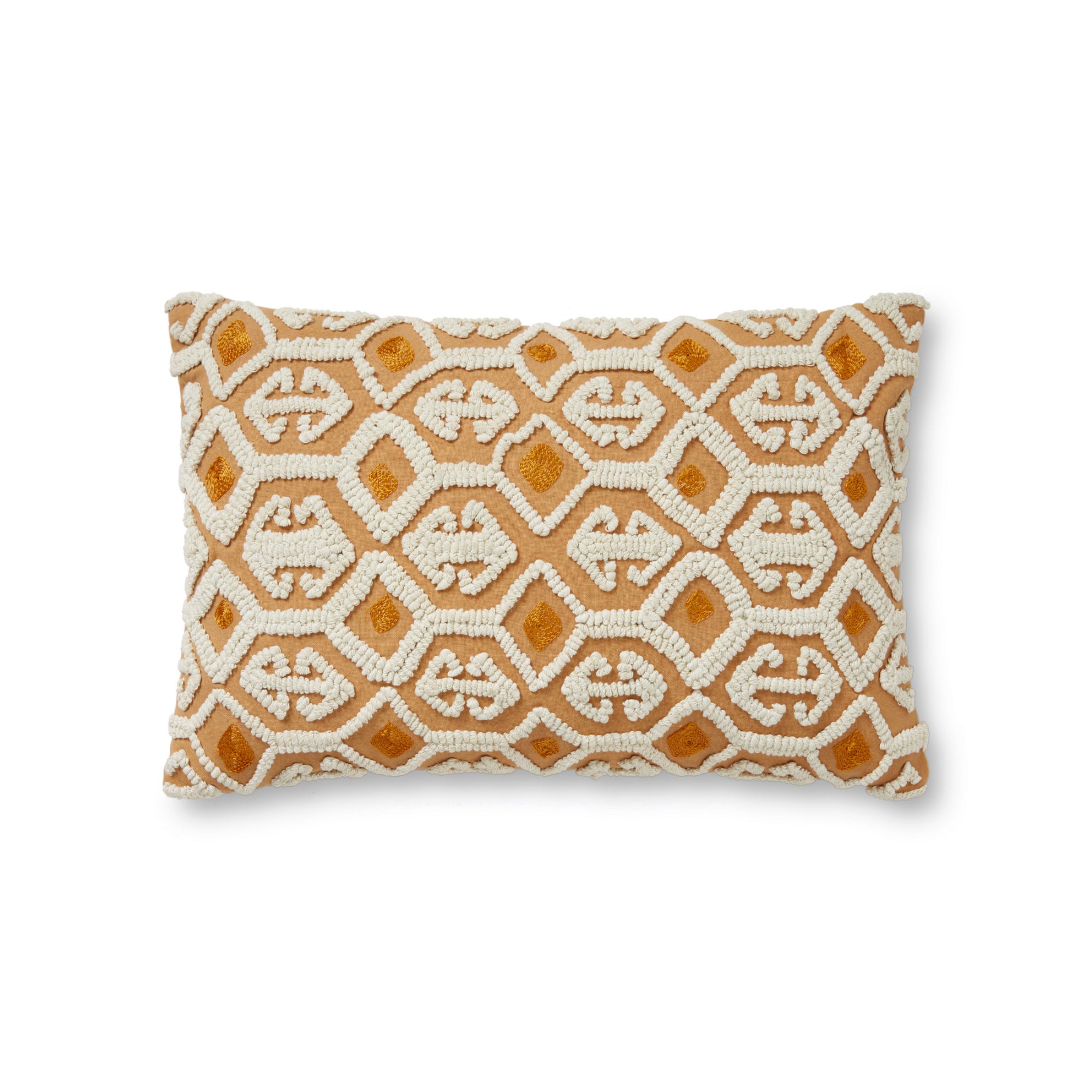 Loloi PLL0050 Ivory/Multi 13" x 21" Cover with Down Pillow