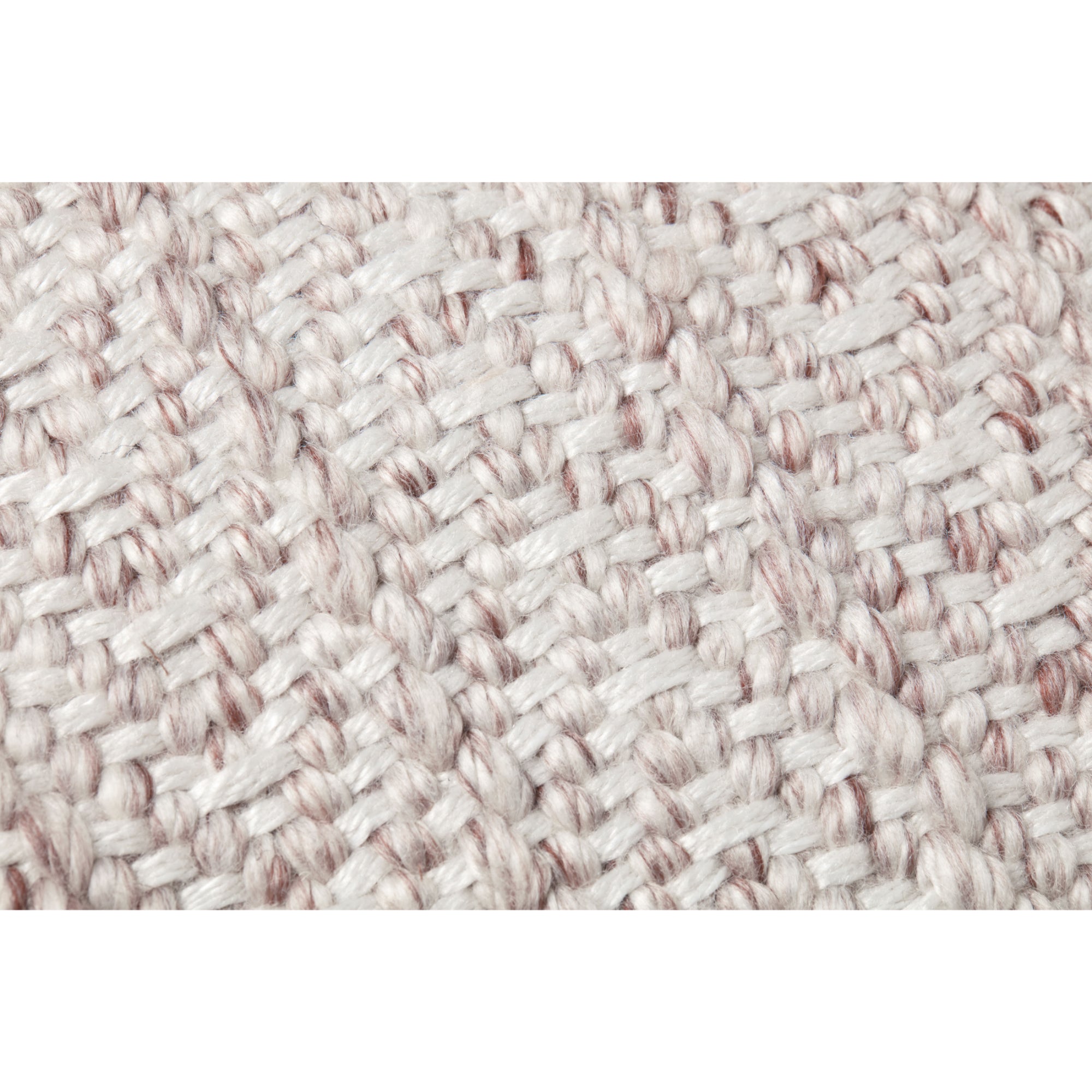Loloi PLL0068 Blush/Natural 18" x 18" Cover with Down Pillow