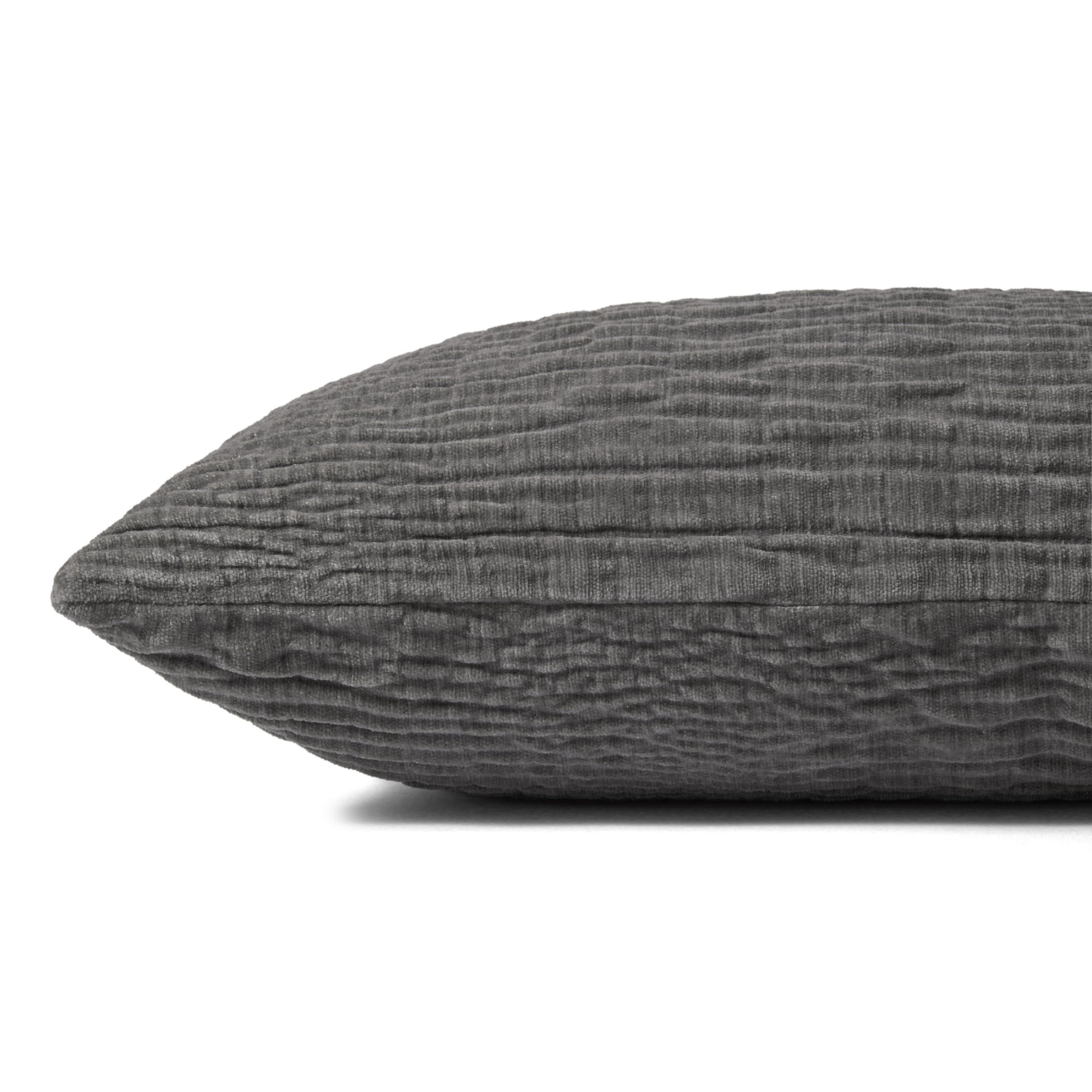 Loloi Grey Cover with Down Pillow