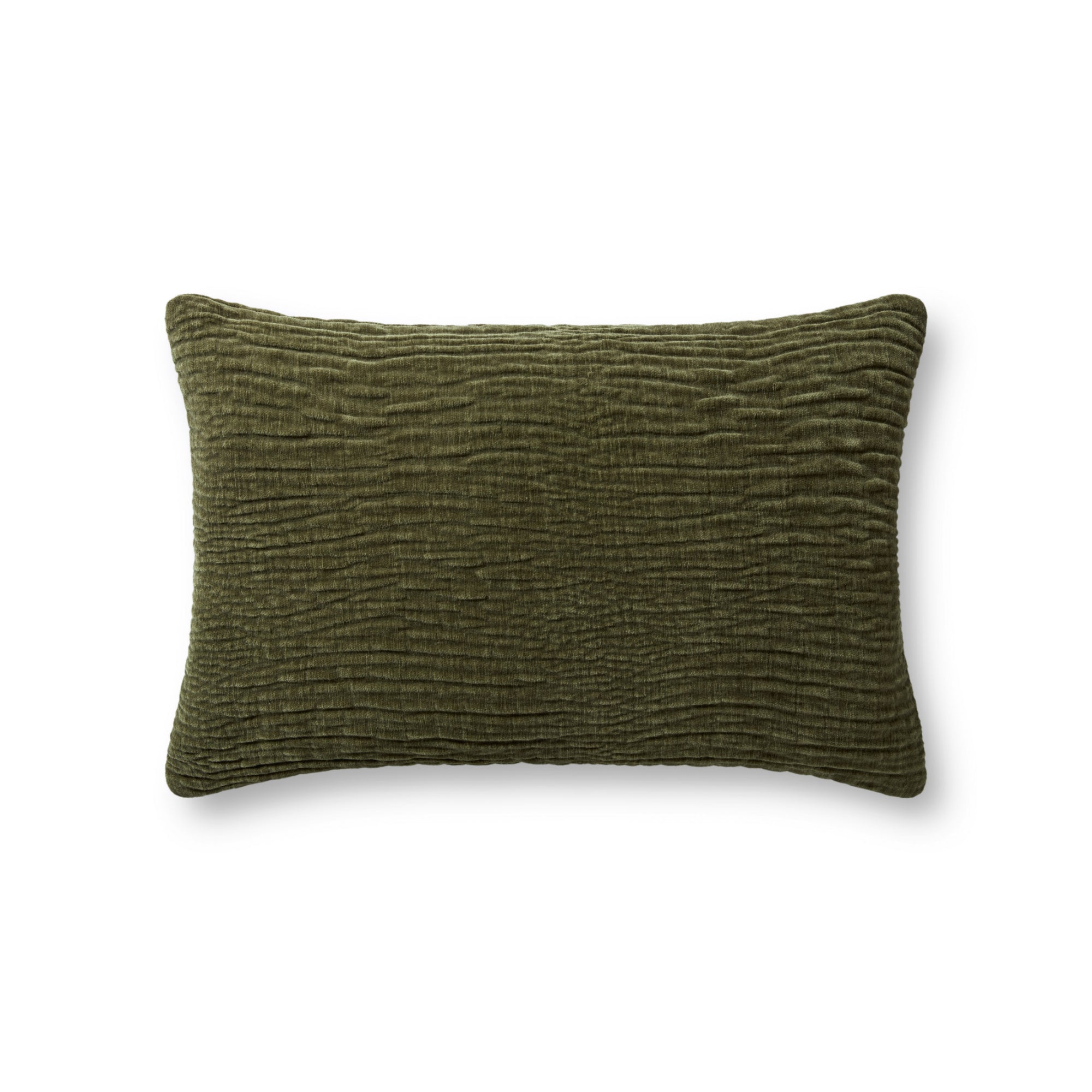 Loloi Olive Cover with Down Pillow