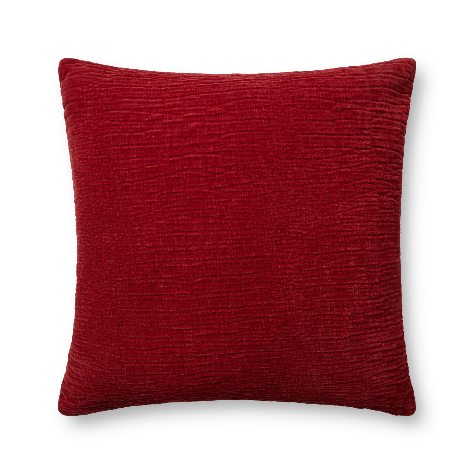 Loloi Red Cover with Down Pillow