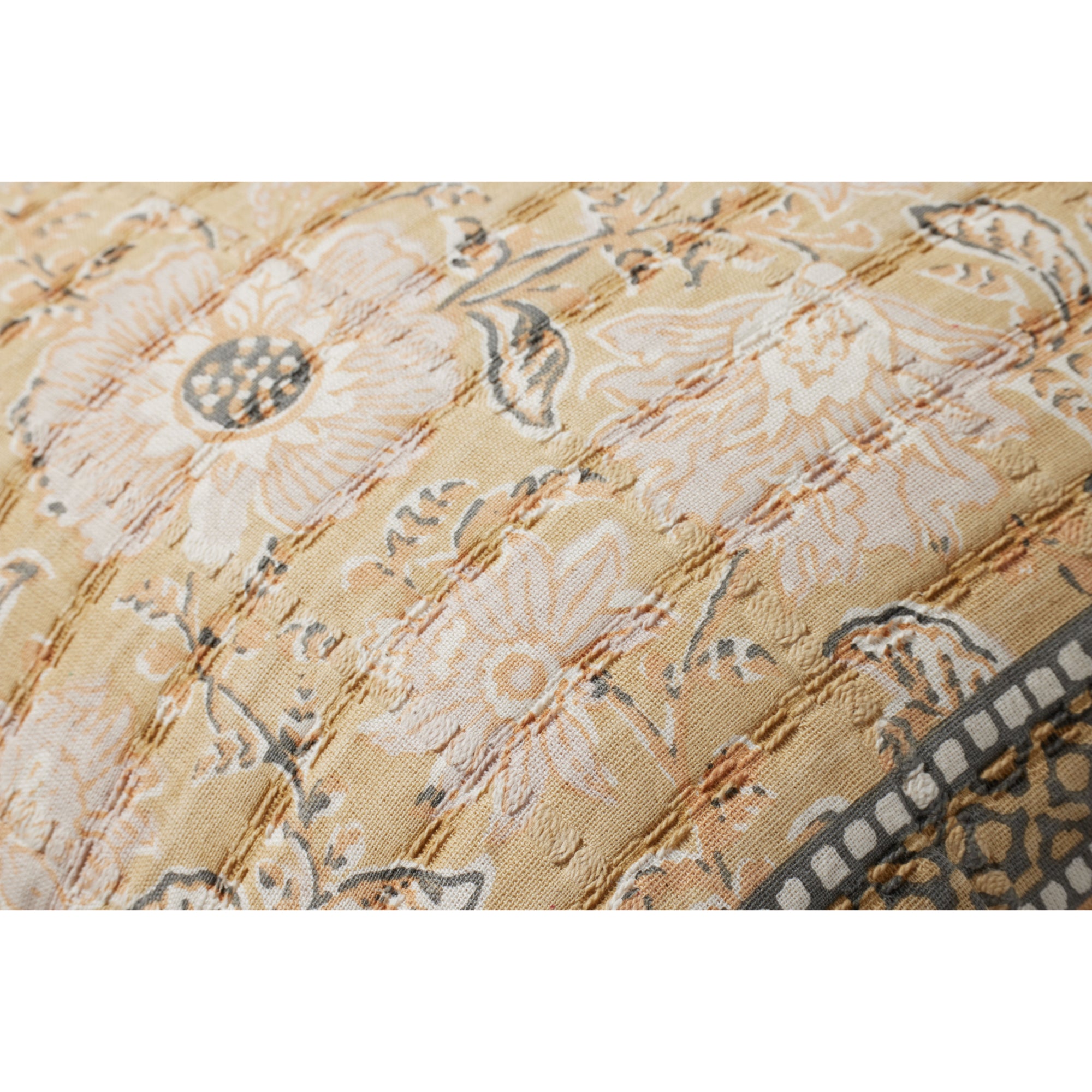 Loloi PLL0116 Wheat/Multi 16'' x 26'' Cover with Down Pillow