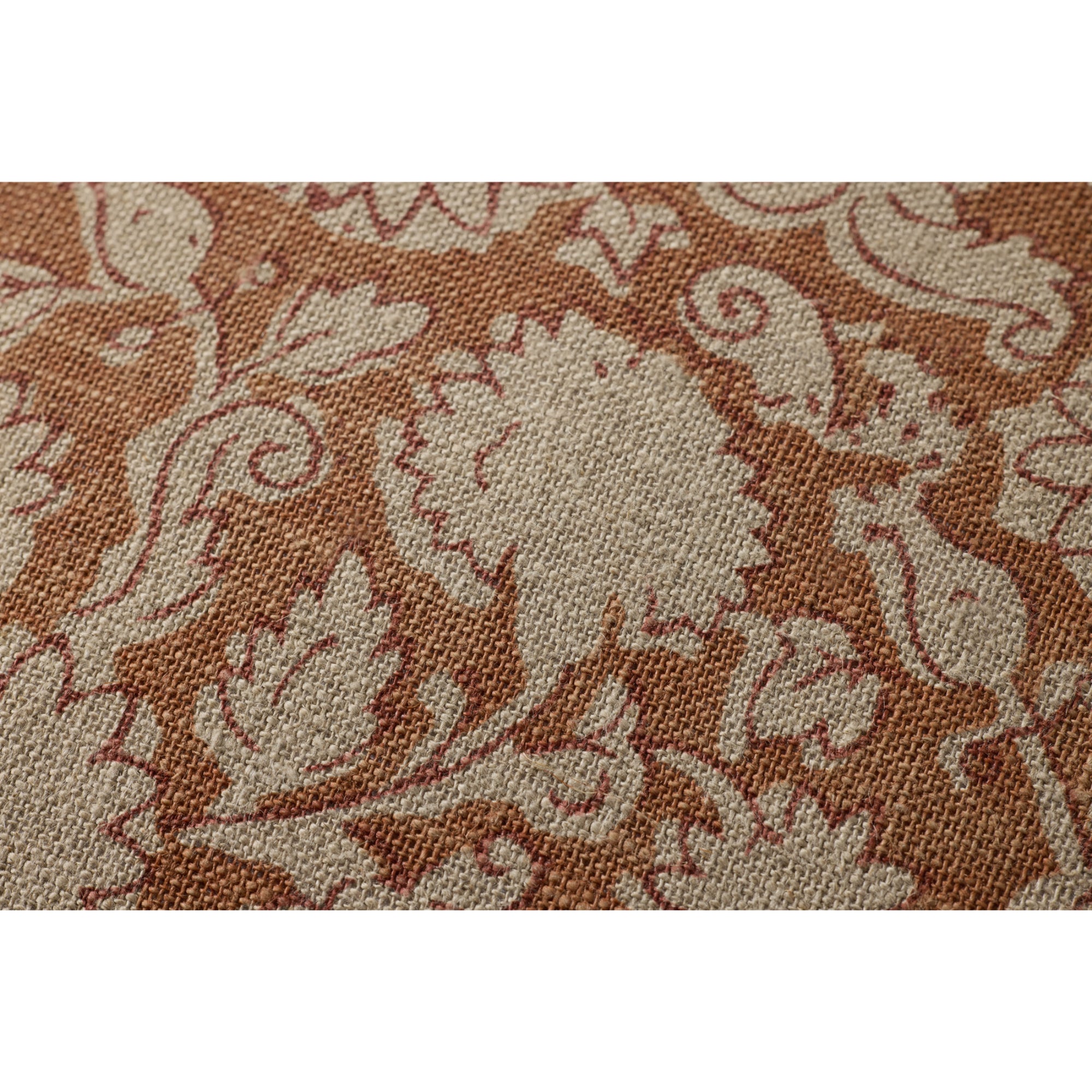Loloi PLL0165 Rust 18'' x 18'' Cover with Down Pillow